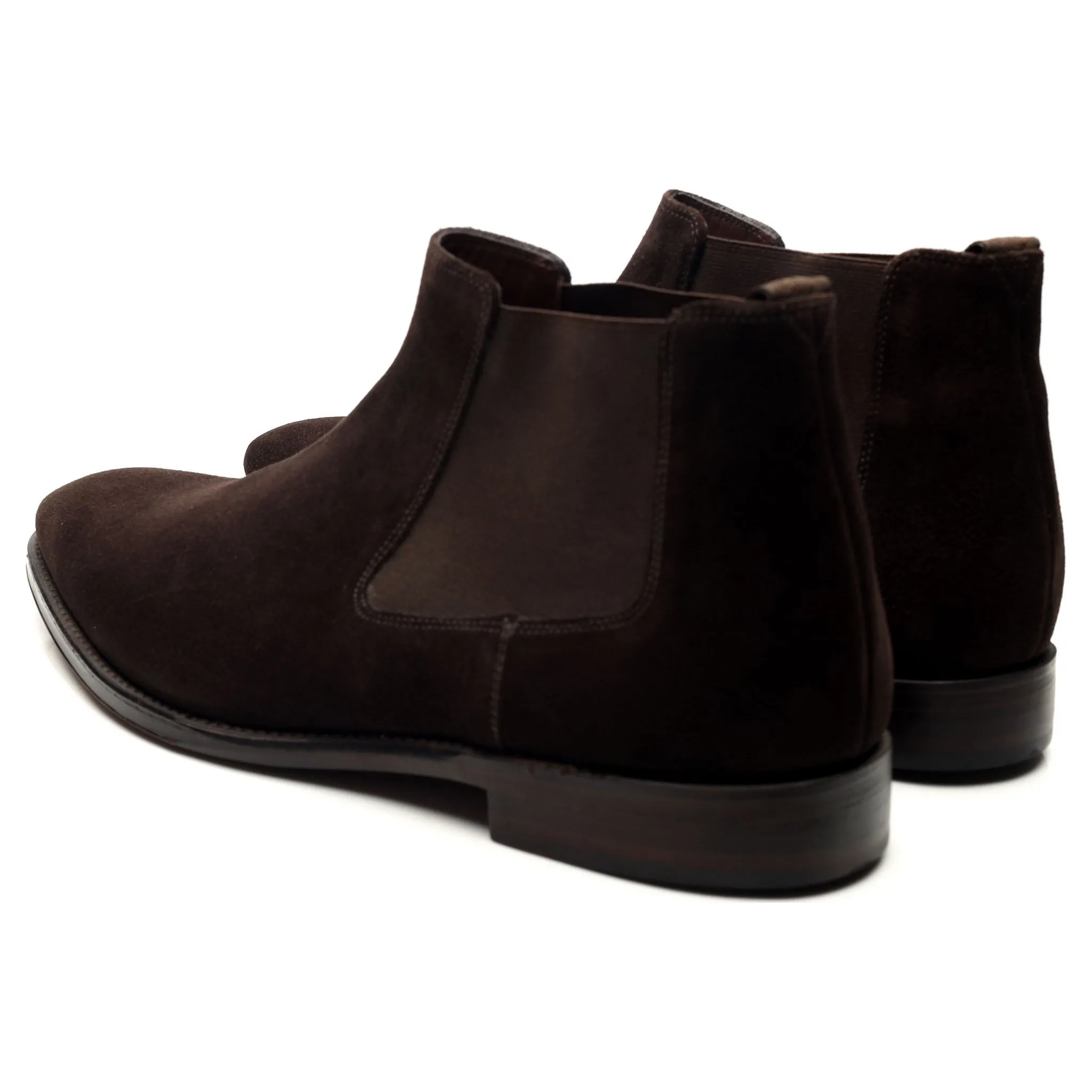 1880 ' Nene' Dark Brown Suede Boots UK 11 F