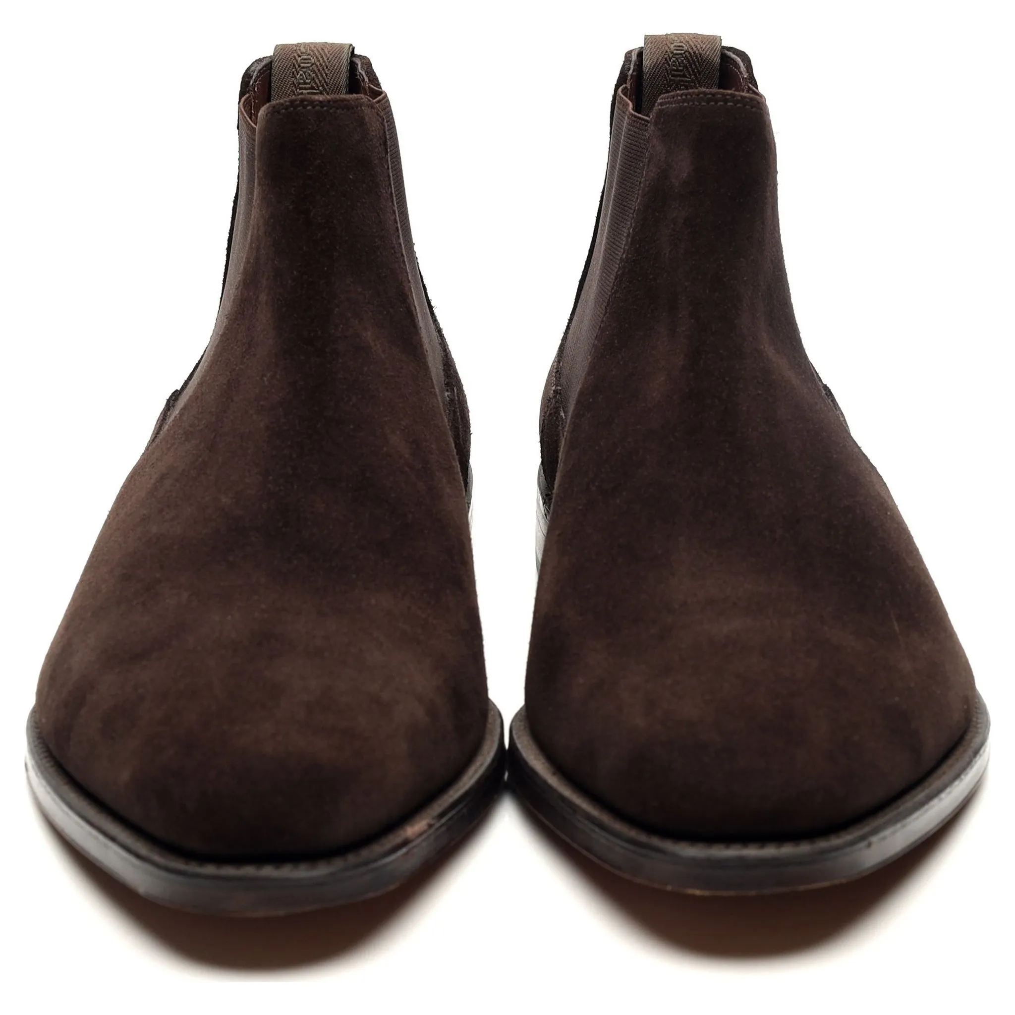 1880 ' Nene' Dark Brown Suede Boots UK 11 F