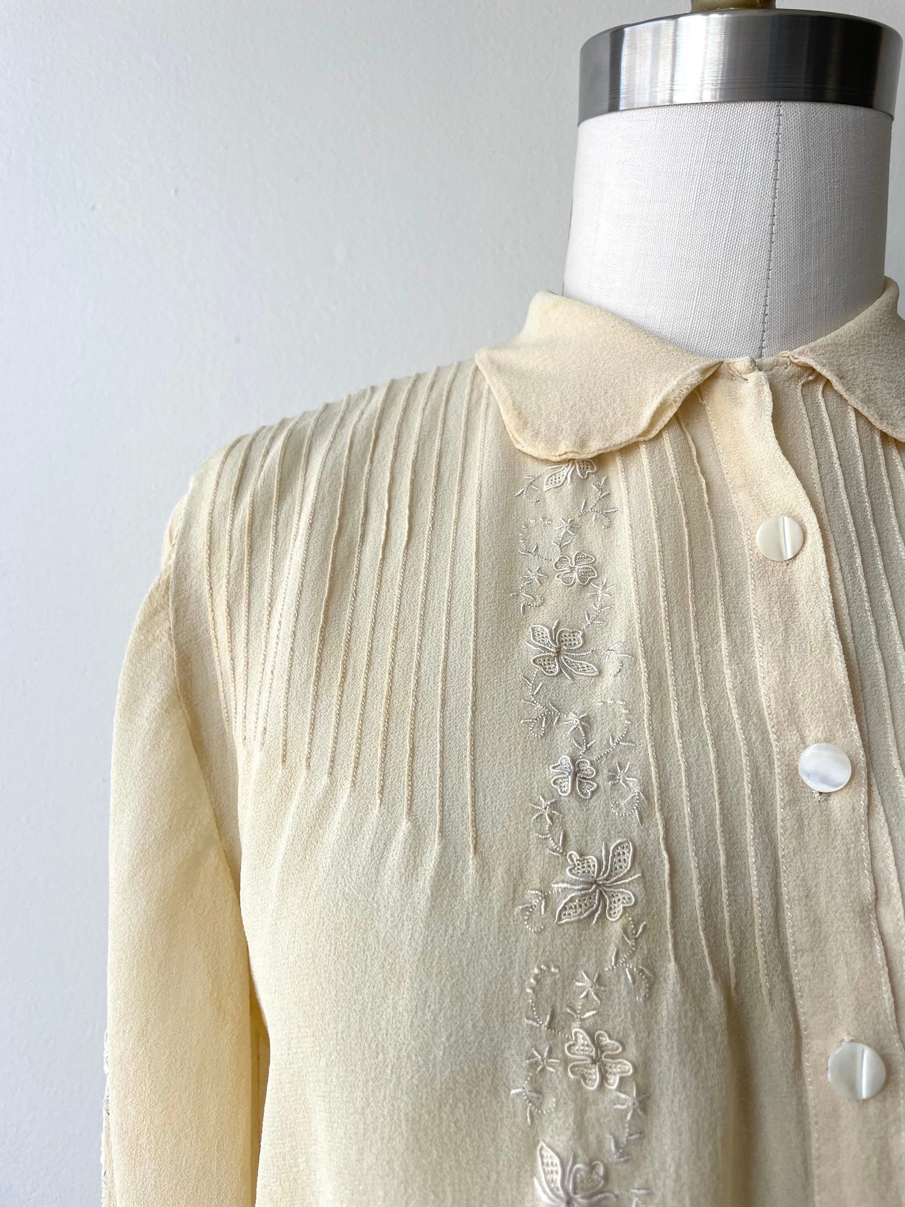 1930s Silk Blouse: Niara