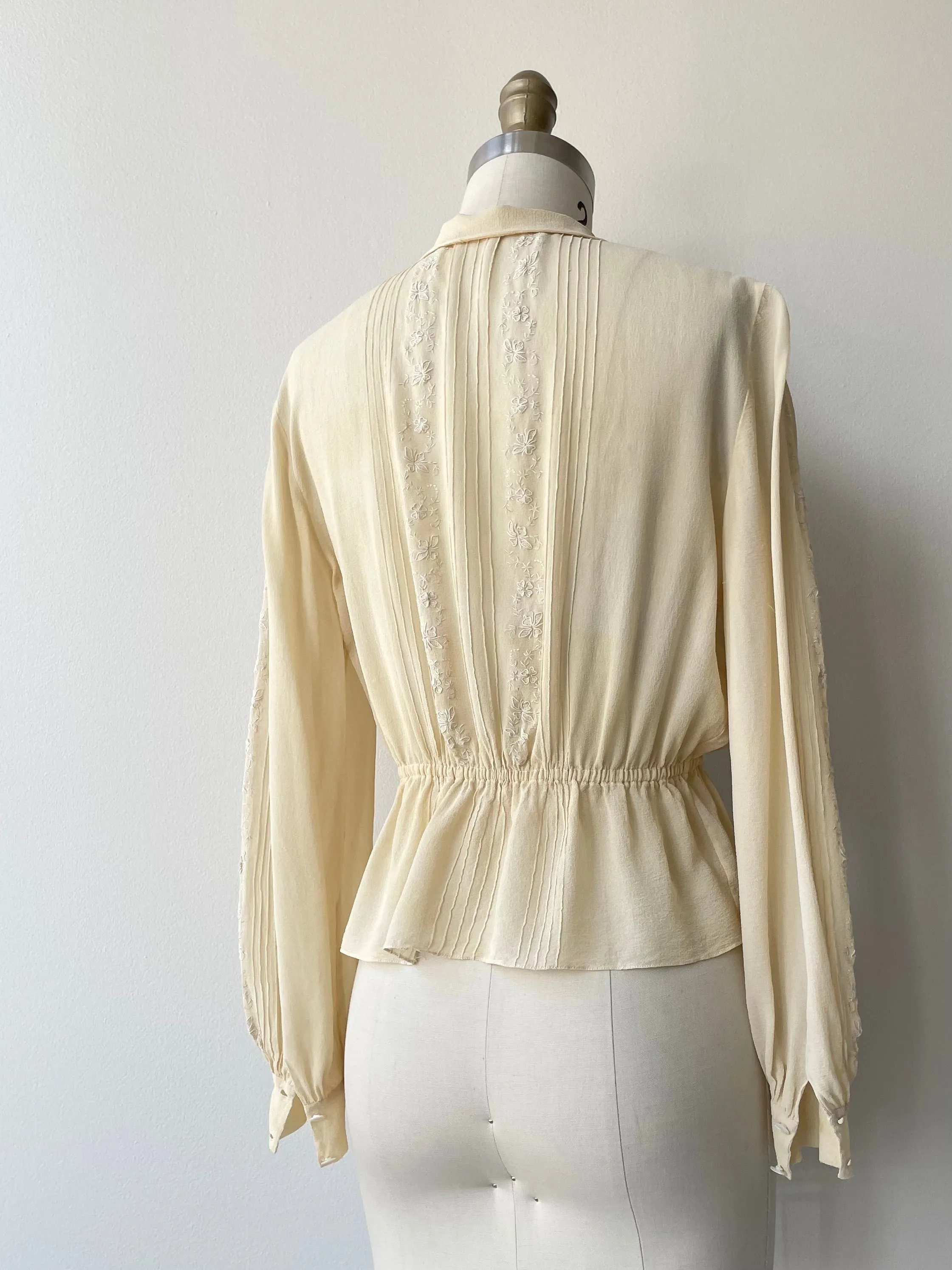 1930s Silk Blouse: Niara