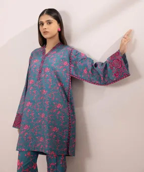 2 Piece - Lawn Suit with Embroidered Design