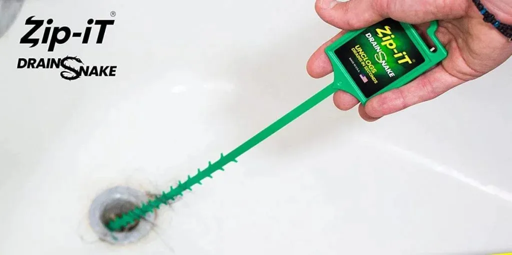 3-Pack Green Snake Drain Cleaner - Made in USA