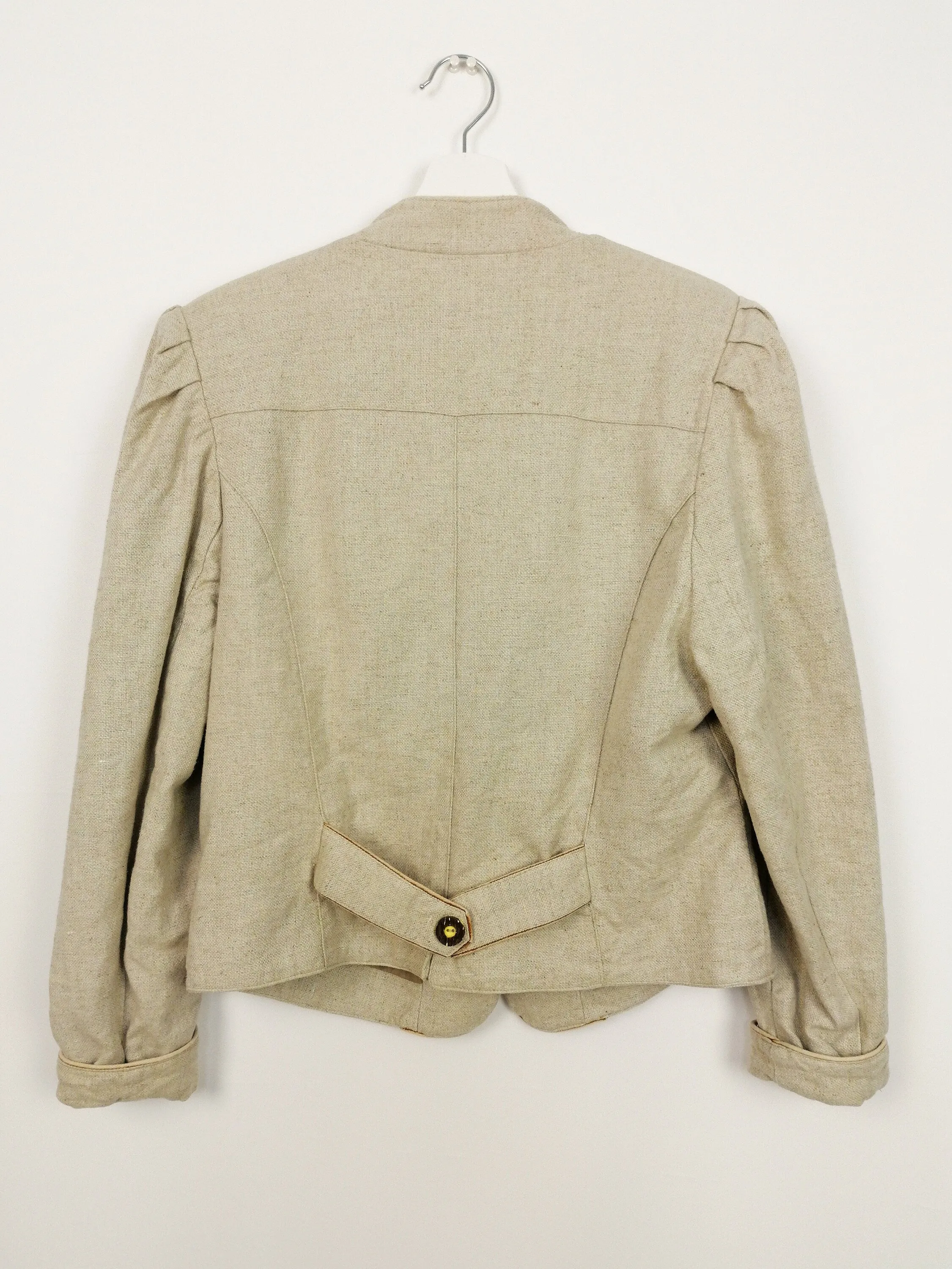 90s puff shoulder Austrian blazer size M-L for sale.