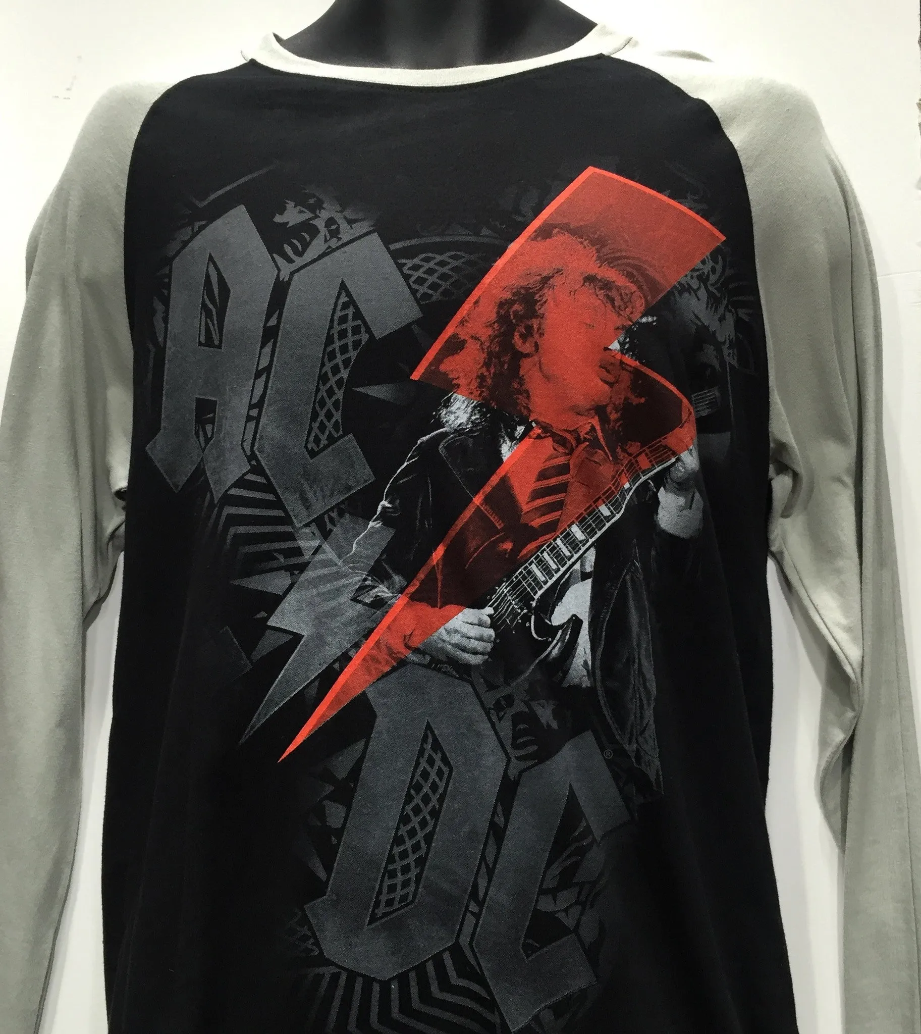 ACDC T-shirt with Angus Young Long Sleeves