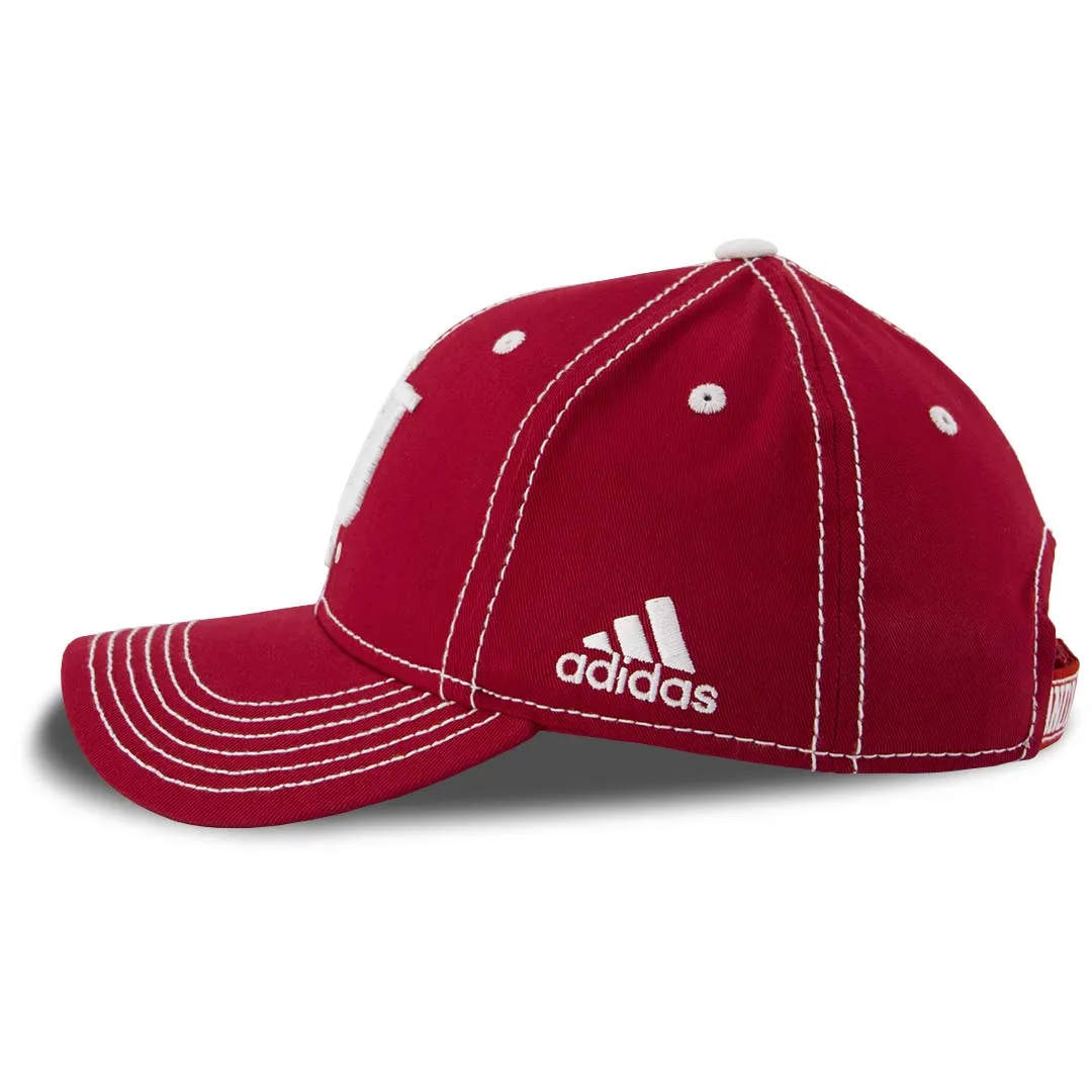 adidas - Kids' (Youth) Indiana Hoosiers Structured Adjustable Cap (R48D7M85)