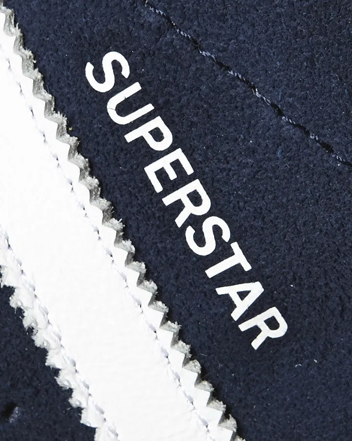 Adidas Originals Superstar Navy/White Suede S75142