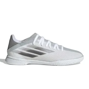 Adidas X Speedflow .3 IN Junior Football Boots (White/Iron)