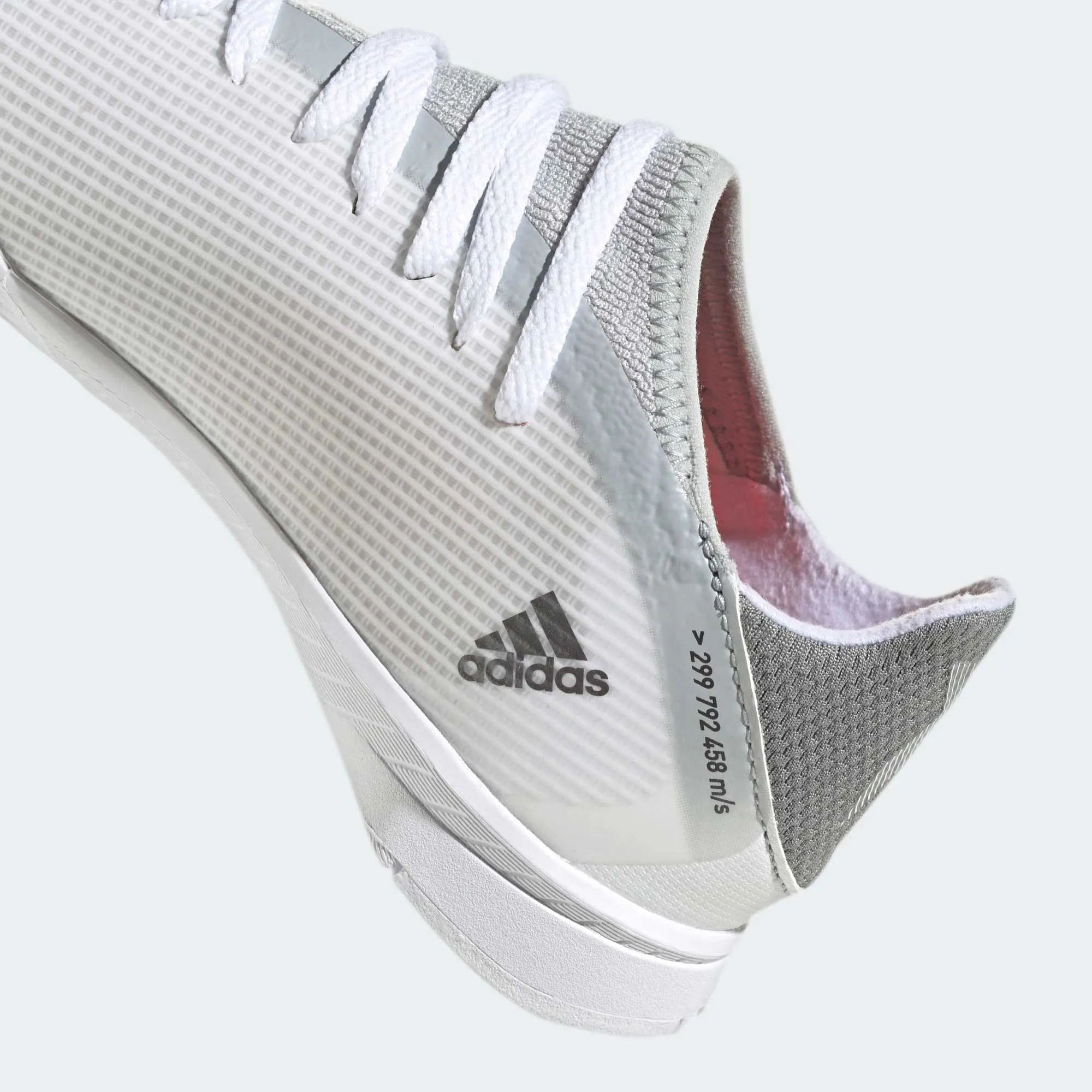 Adidas X Speedflow .3 IN Junior Football Boots (White/Iron)