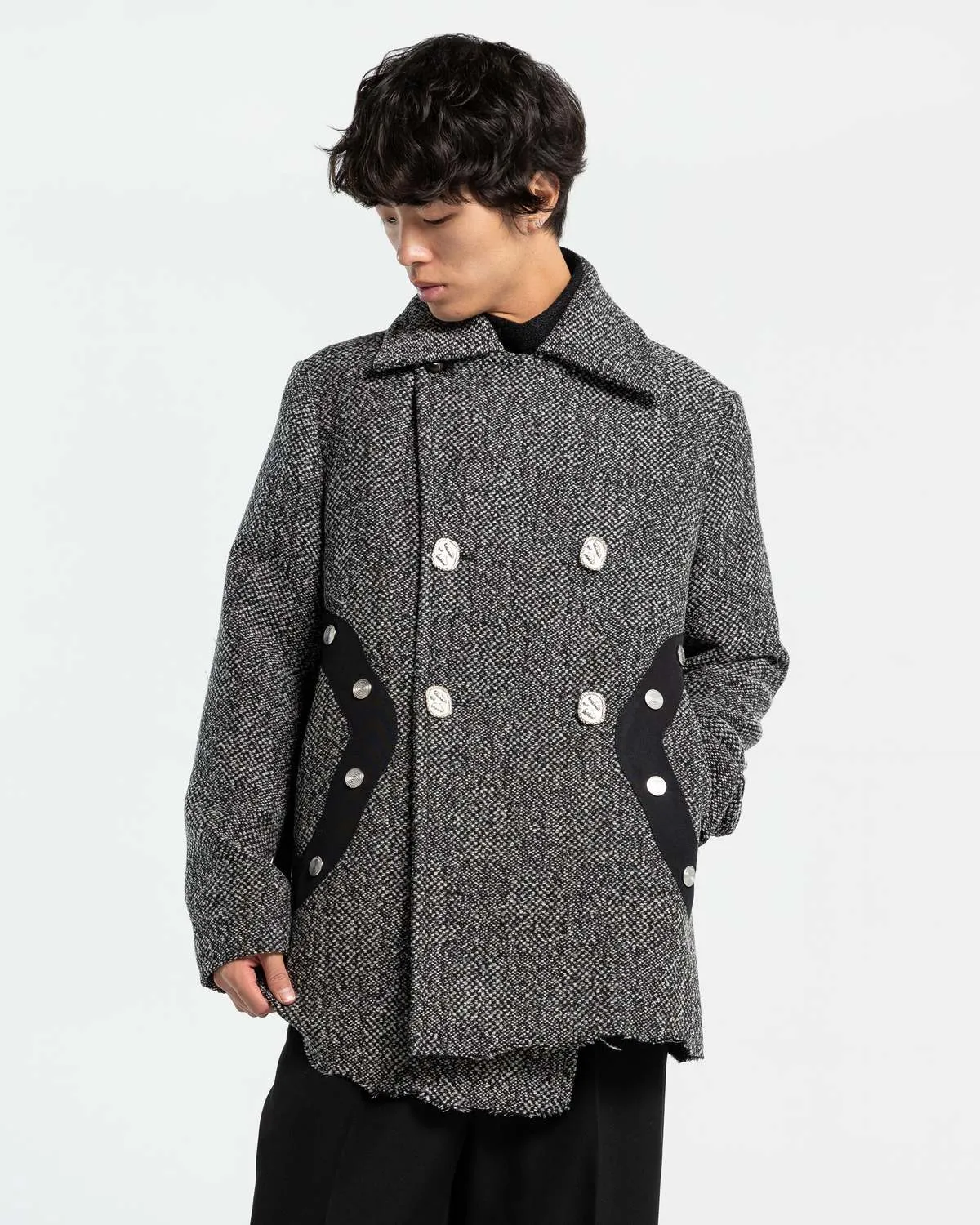 Alep Peacoat - Speckled Grey