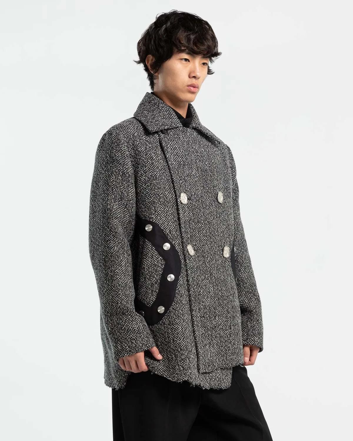 Alep Peacoat - Speckled Grey