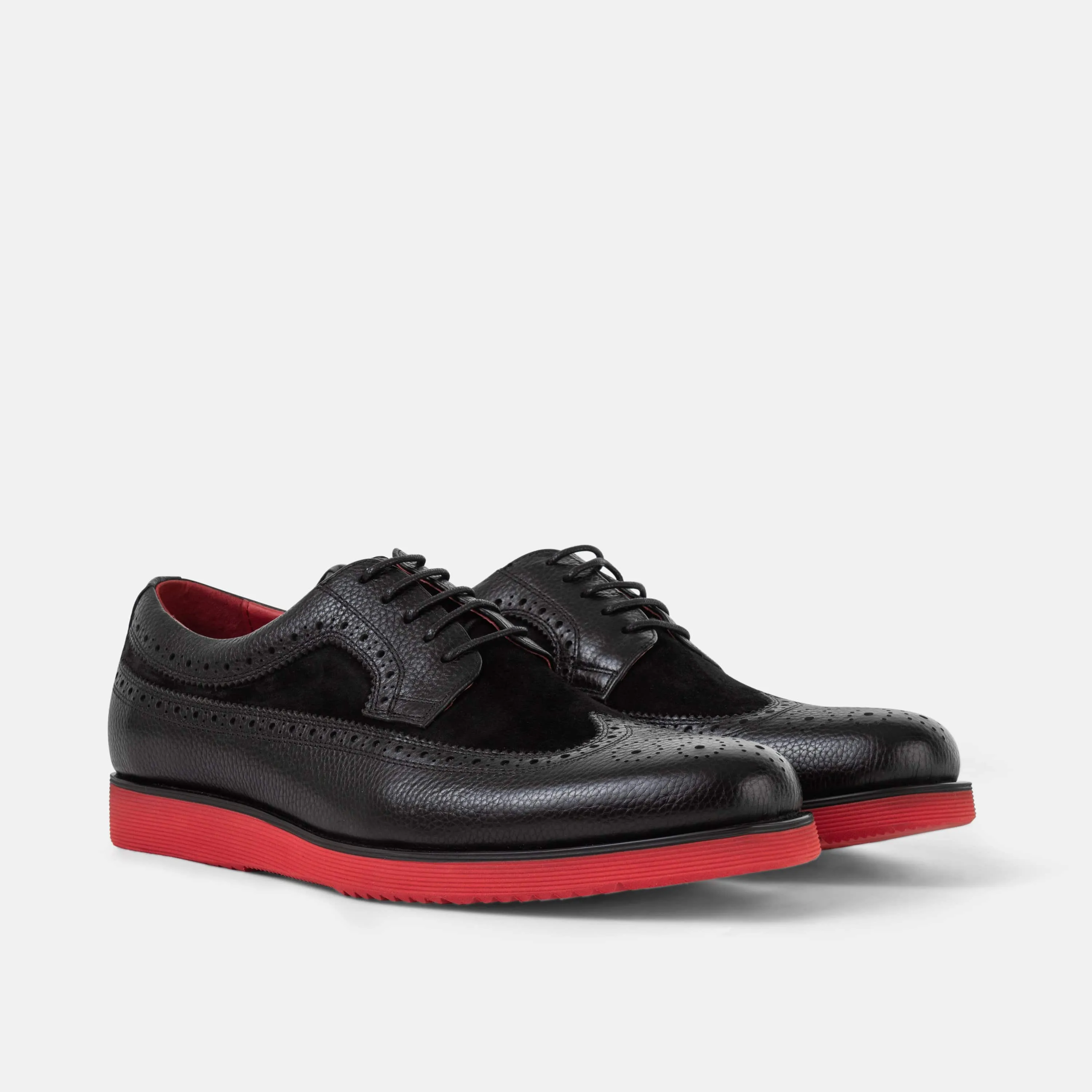 Alexander Black Leather Longwing Sneakers - Buy Online Now