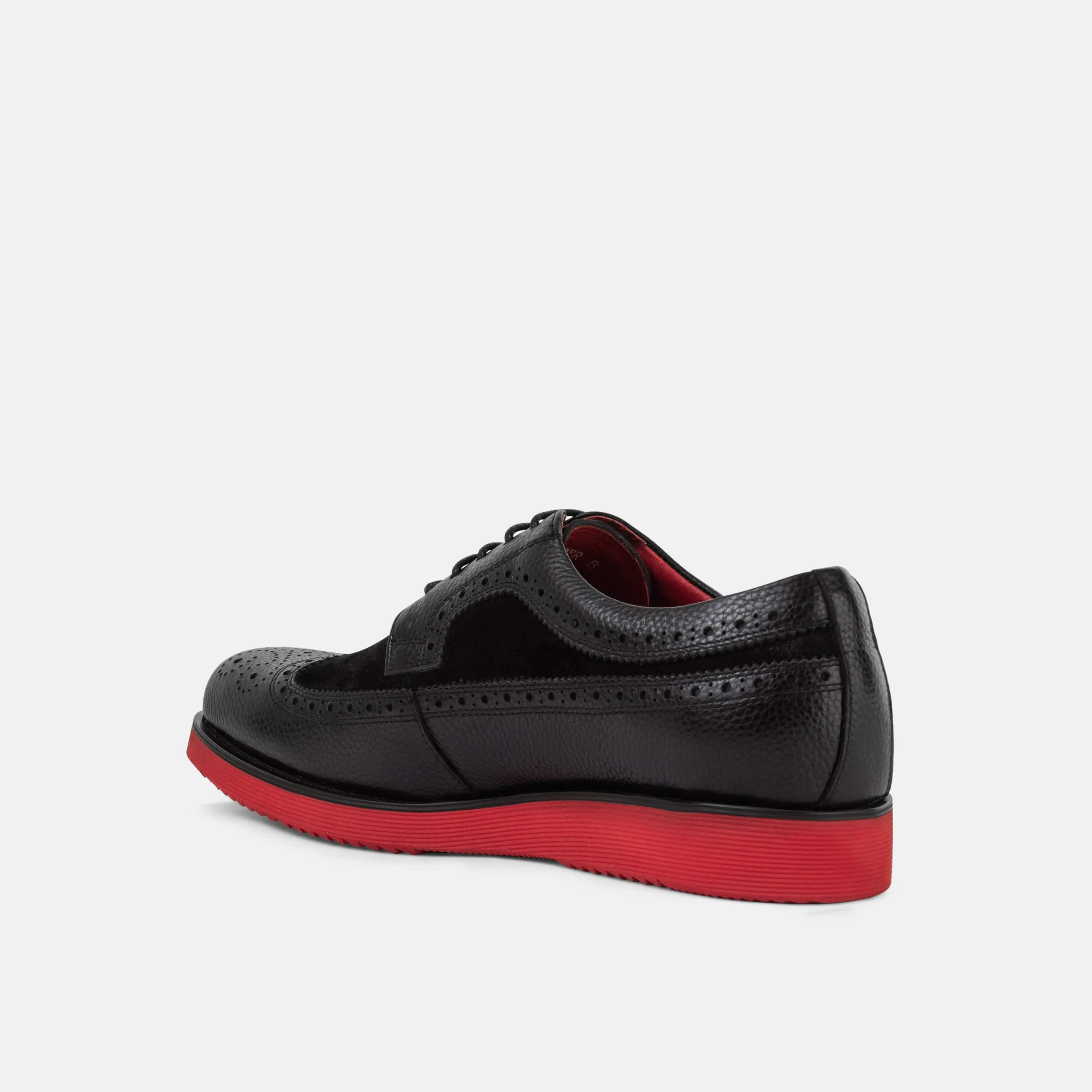 Alexander Black Leather Longwing Sneakers - Buy Online Now