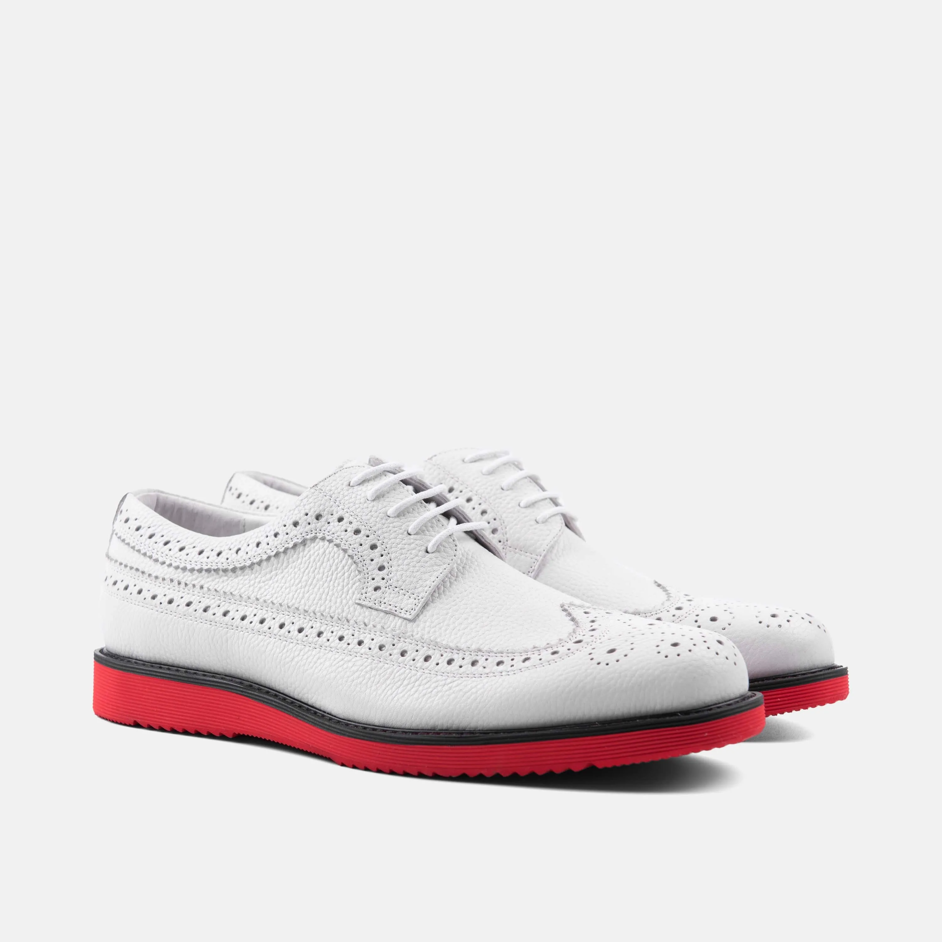 Alexander white leather sneakers