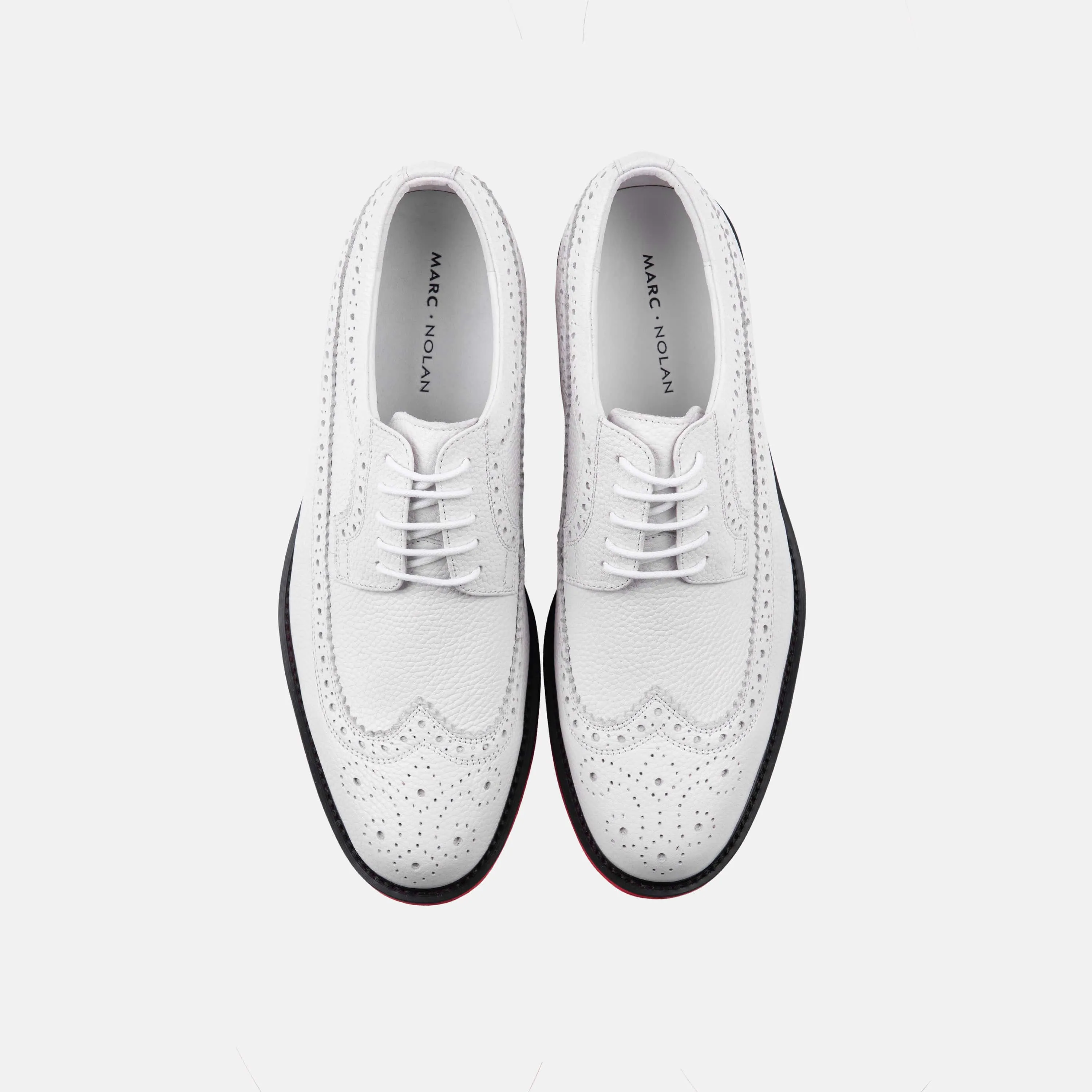 Alexander white leather sneakers