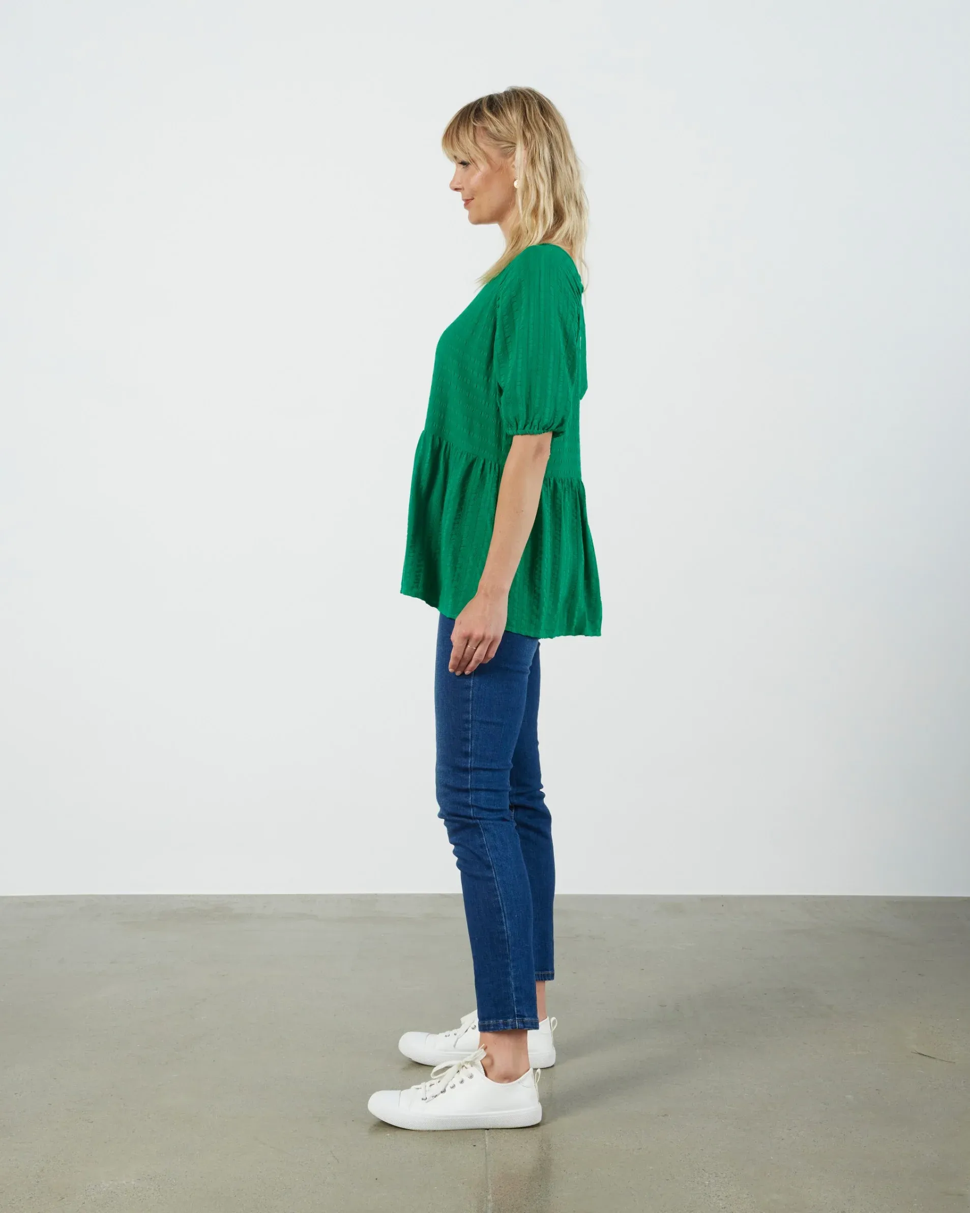 Alia Avery Top, Kelly Green.