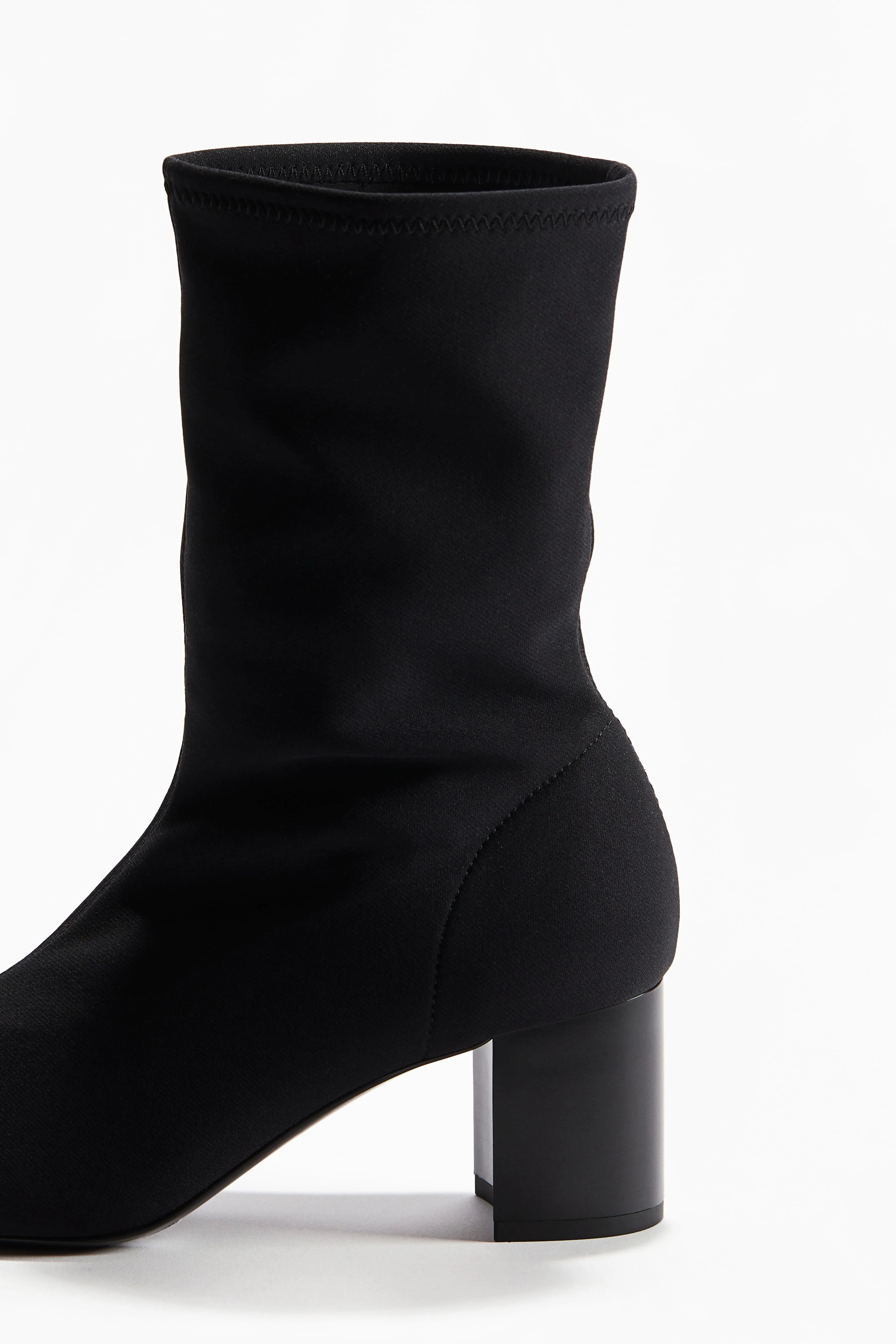 Ankle-high sock boots - High heel - Black - Ladies | H&M GB