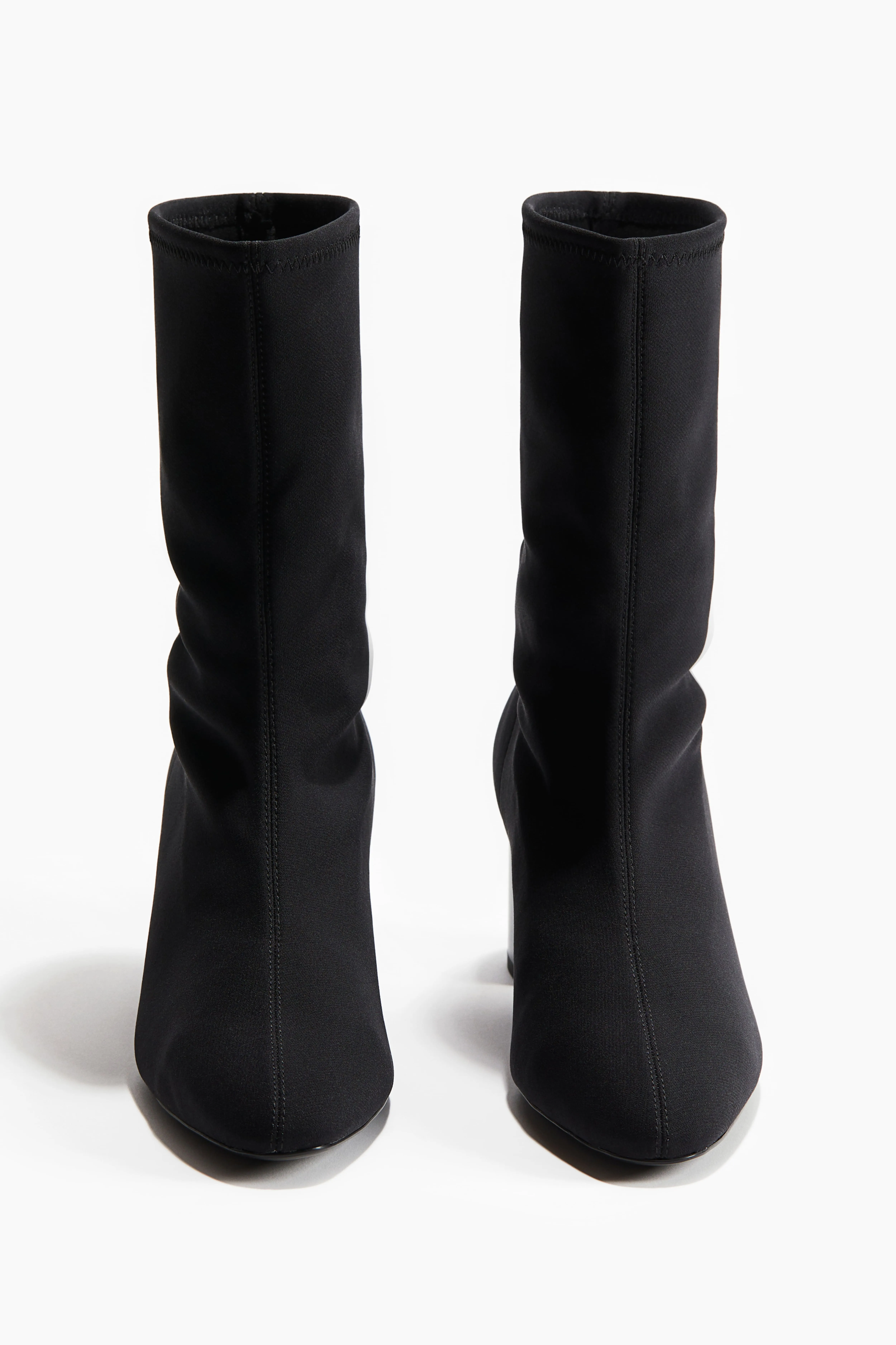 Ankle-high sock boots - High heel - Black - Ladies | H&M GB