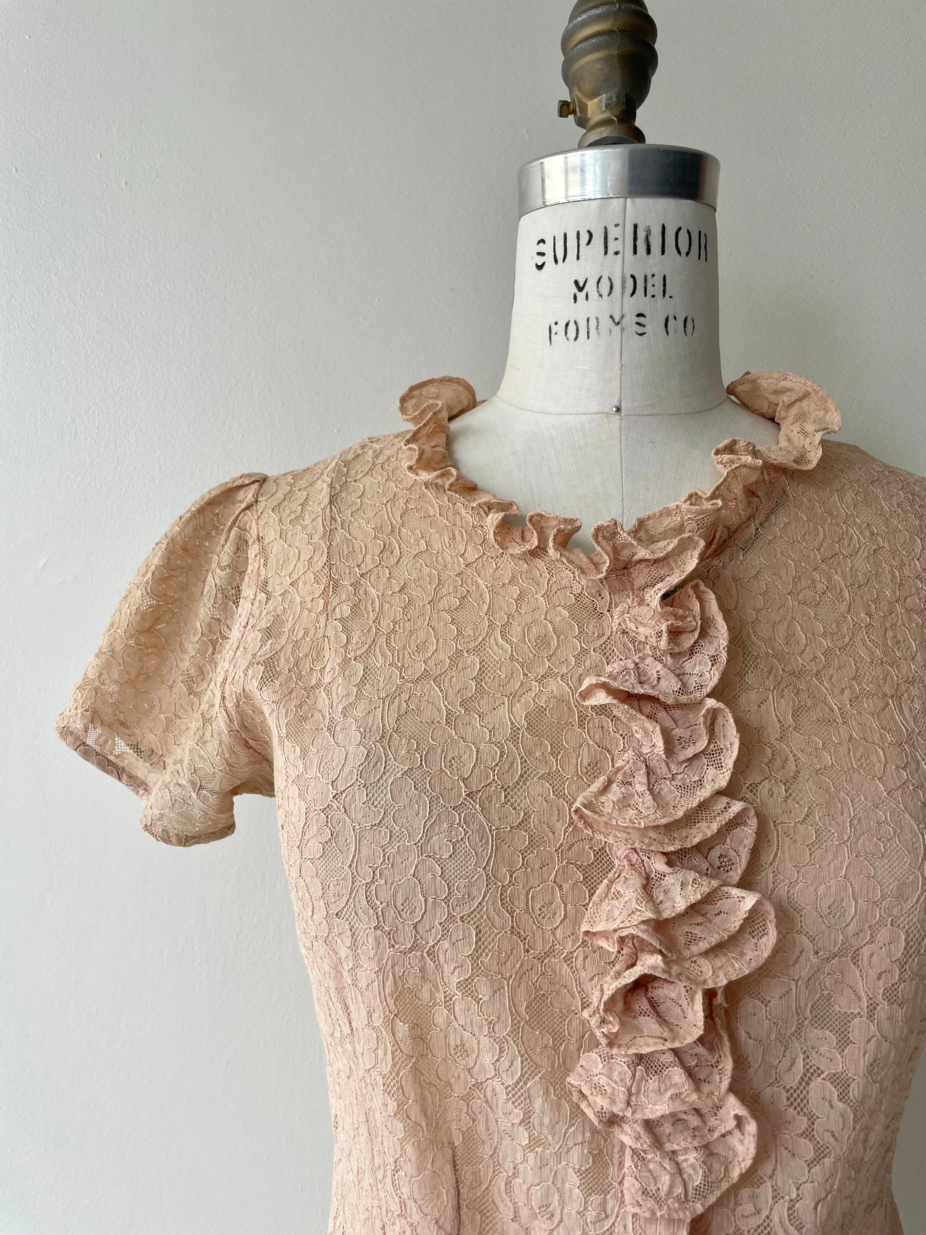 Annecy Lace Blouse - 1930s Vintage for Sale Online