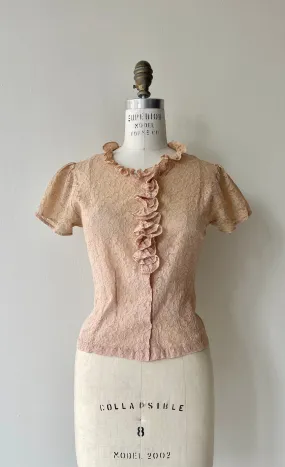 Annecy Lace Blouse - 1930s Vintage for Sale Online