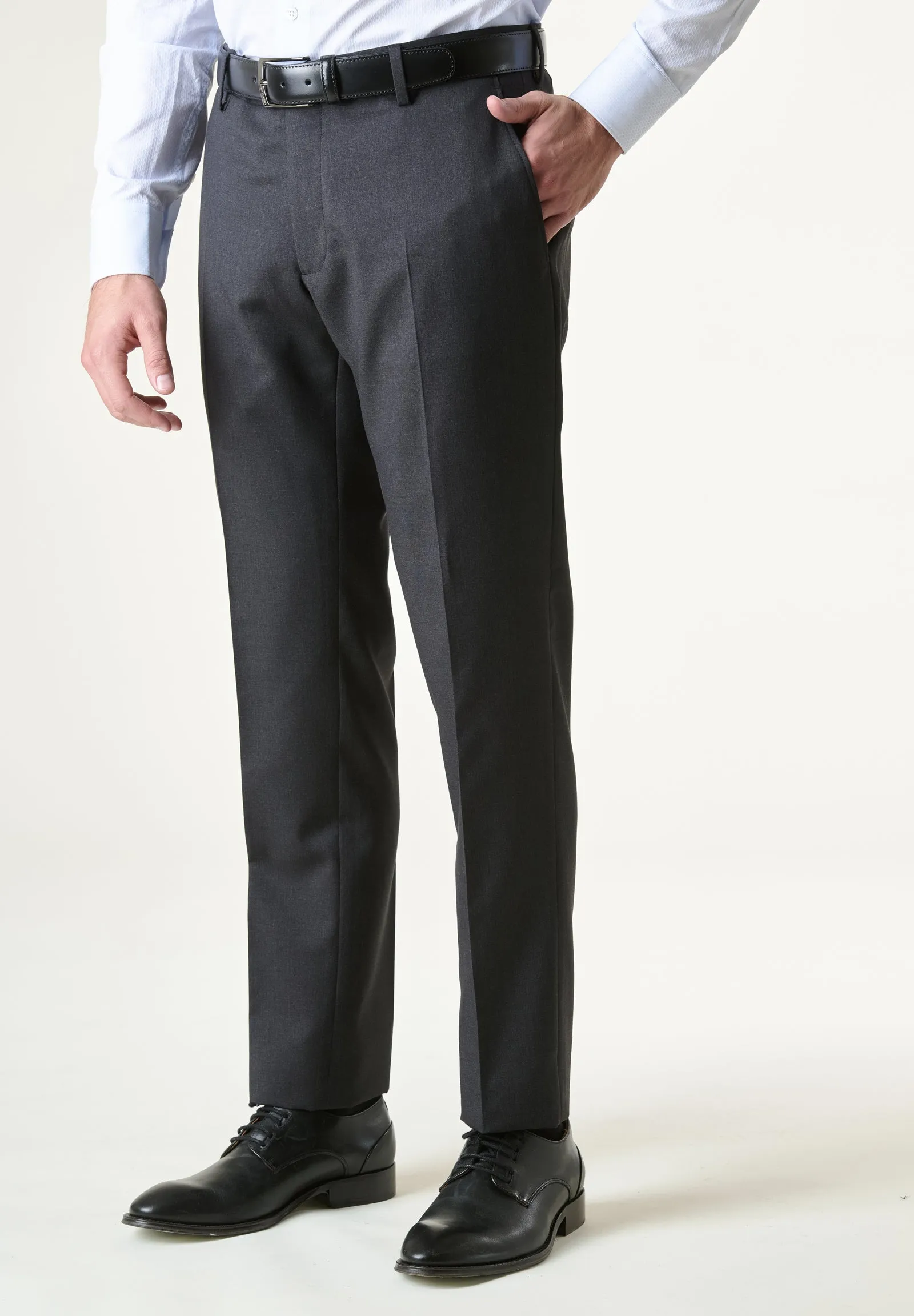 Anthracite 100s custom four seasons trousers