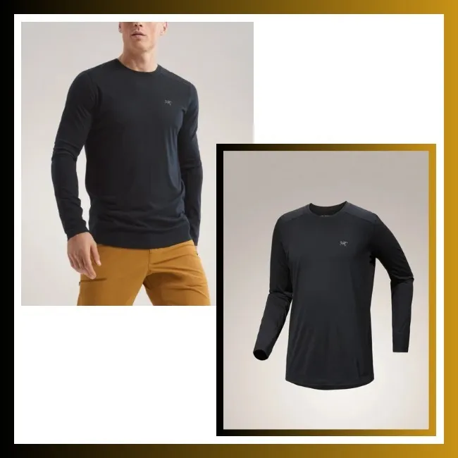 ARC'TERYX Long Sleeve T-shirt - Outdoor Logo Wool