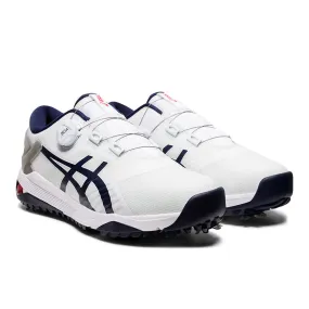 Asics White/Peacoat Golf Shoes On-Sale