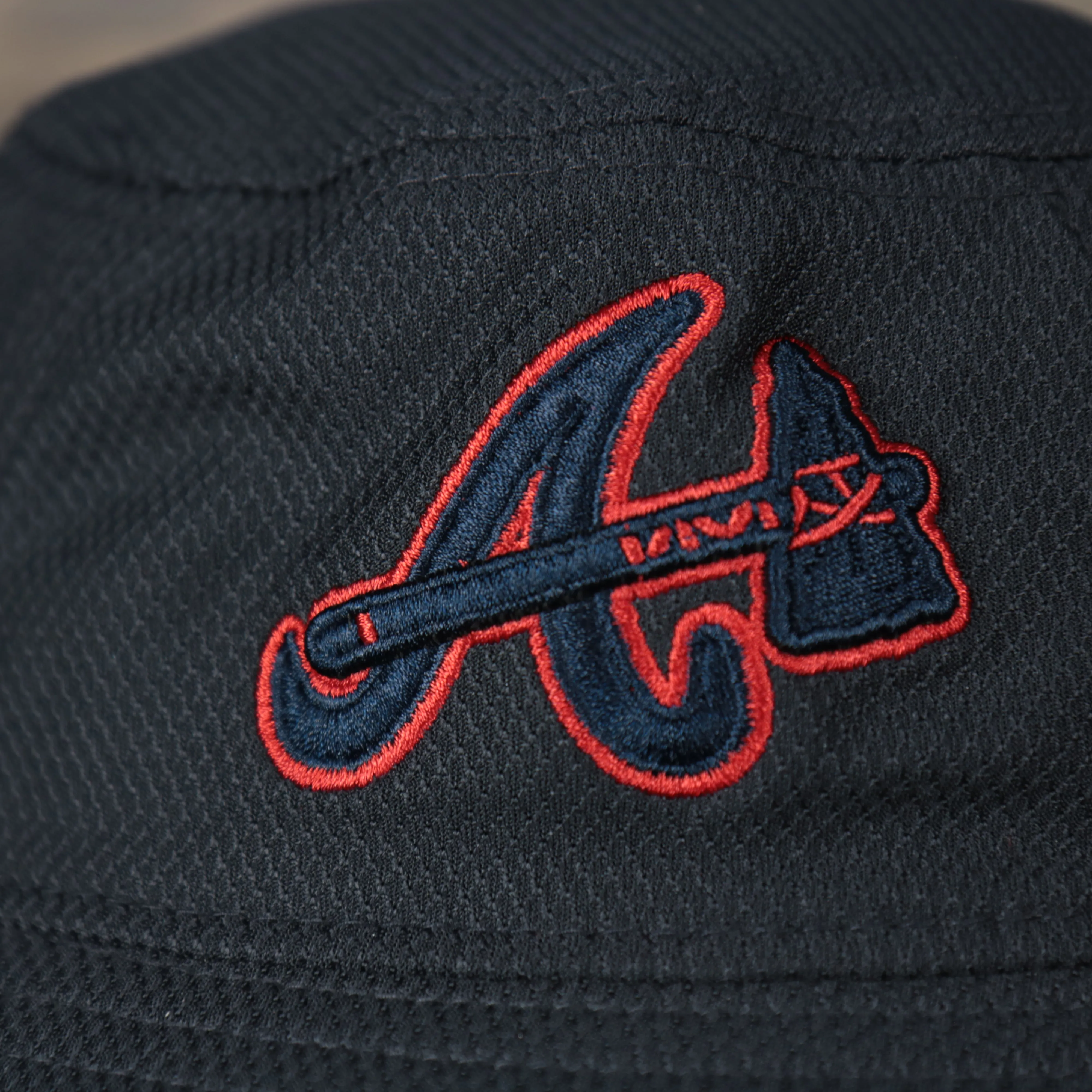 Atlanta Braves 2022 MLB Spring Training Bucket Hat in Navy | Official Onfield Merchandise