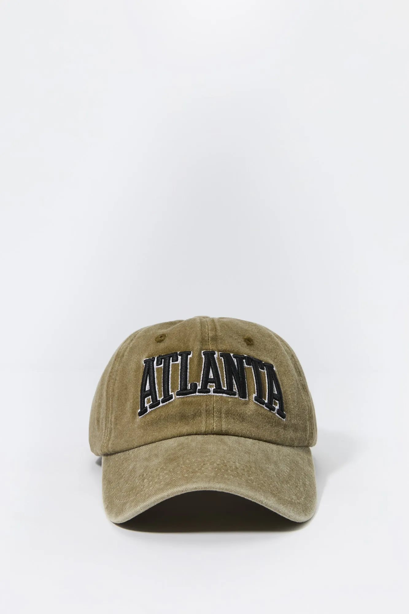 Atlanta Embroidered Baseball Hat - Washed Design