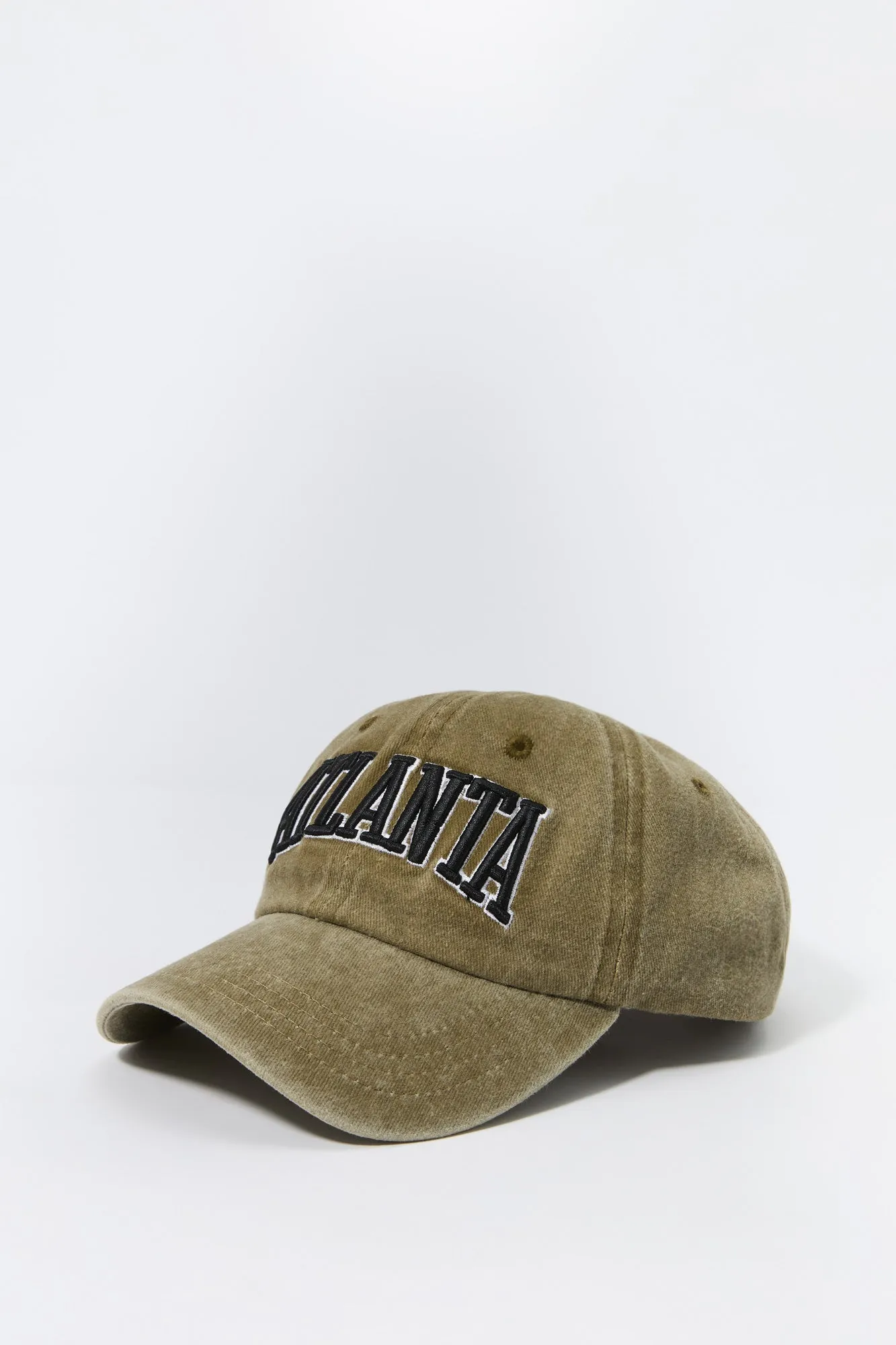 Atlanta Embroidered Baseball Hat - Washed Design