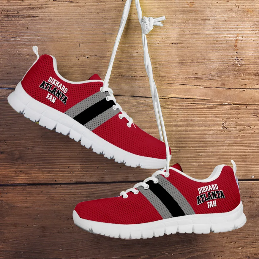 Atlanta Fan Sports Running Shoes White