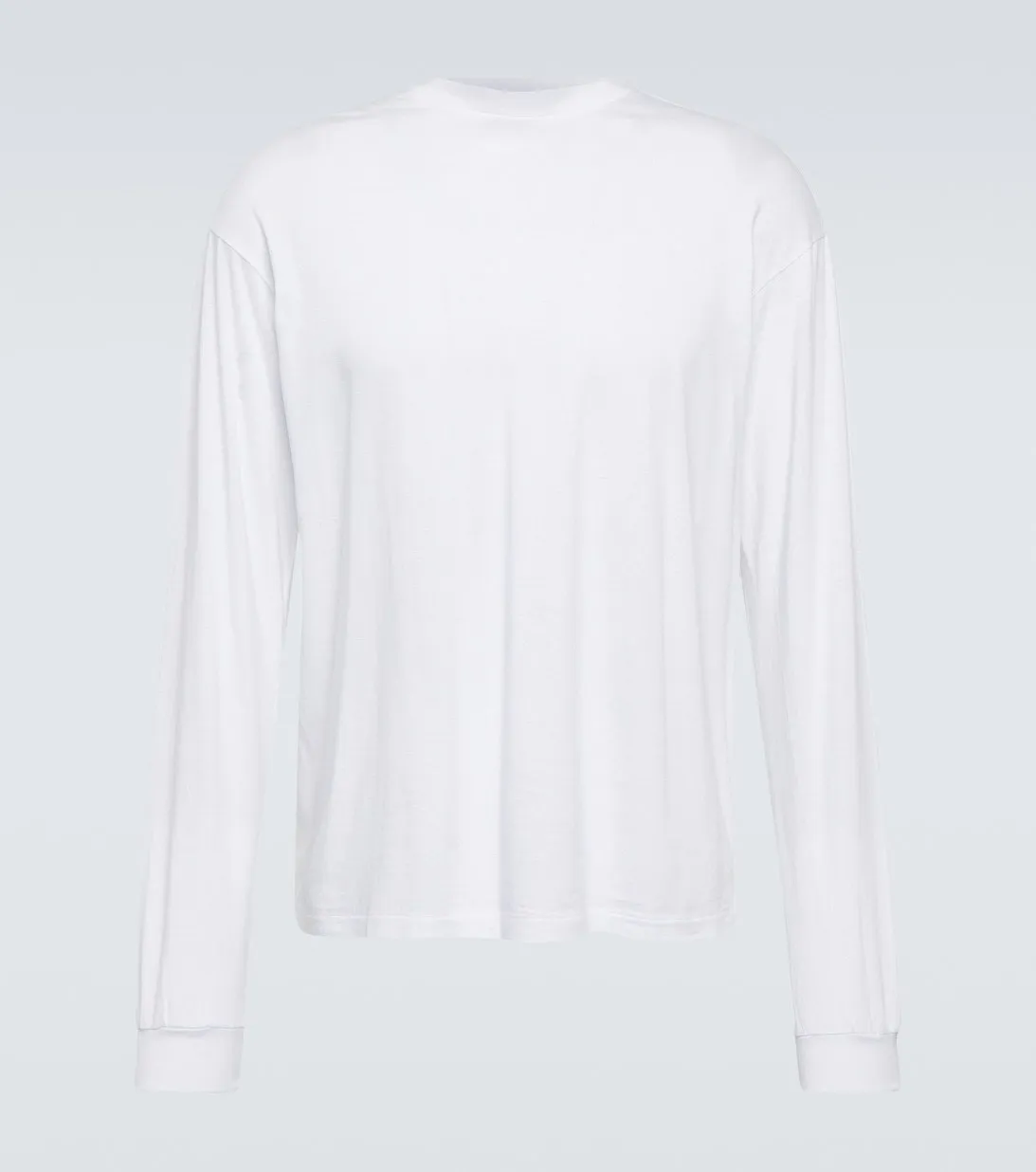 AURALEE Cotton Long Sleeve T-shirt | Plain and Long Sleeves