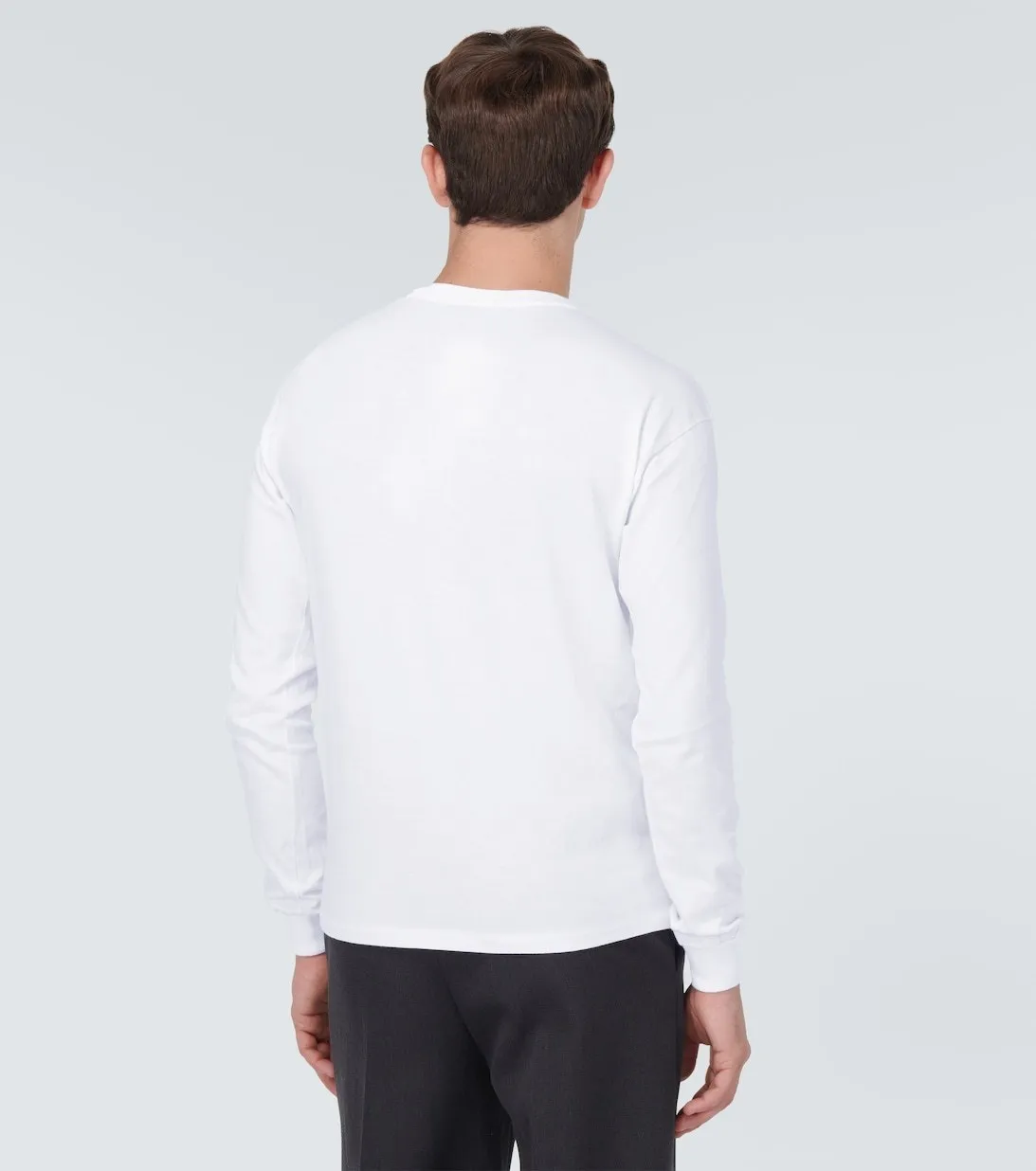 AURALEE Cotton Long Sleeve T-shirt | Plain and Long Sleeves