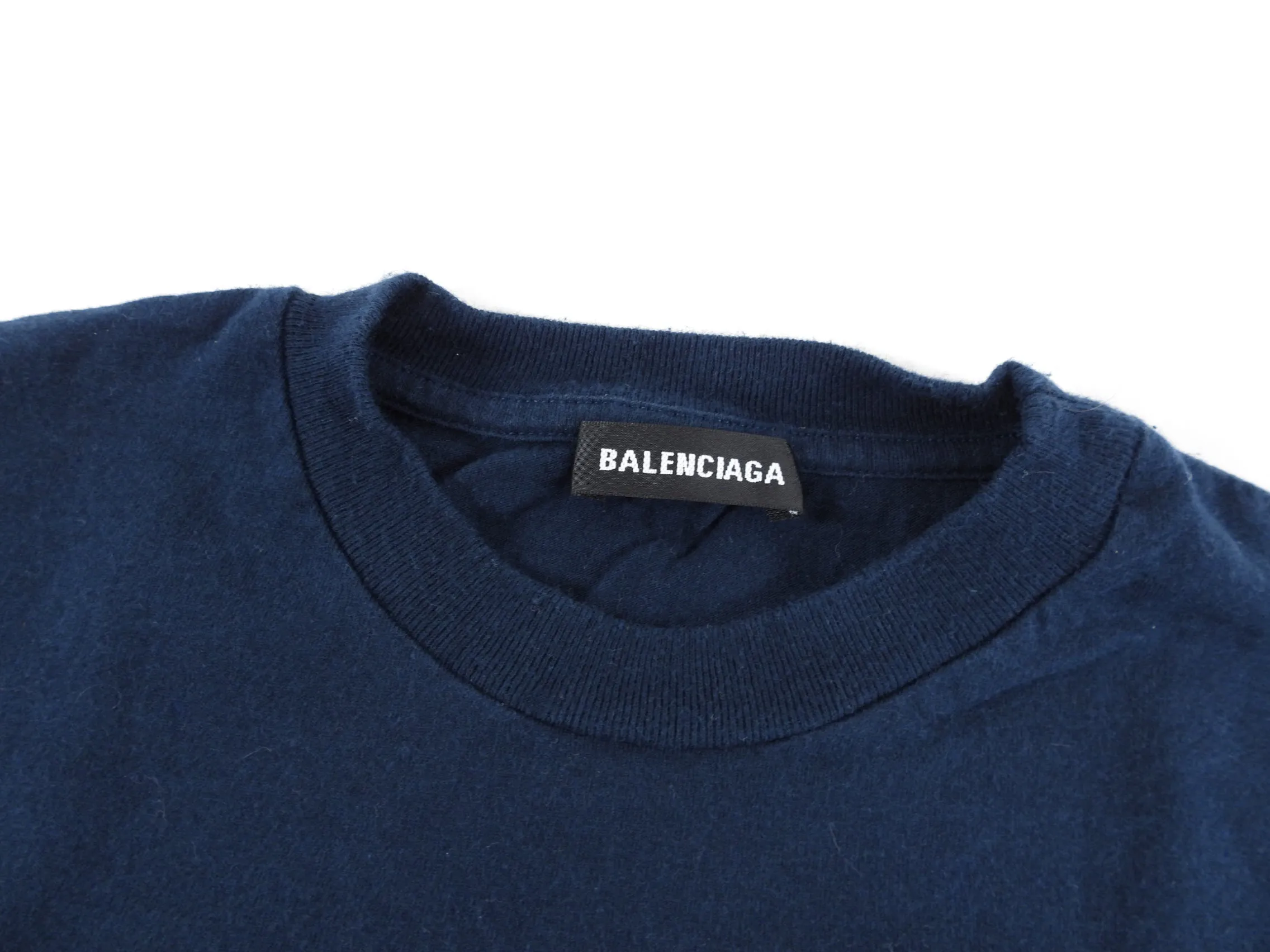 Balenciaga Children's Navy Logo T-Shirt - 2-Year-Old