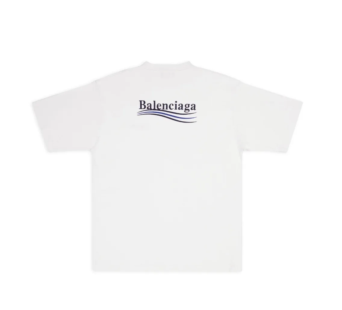 Balenciaga Men's political campaign t-shirt - large fit black