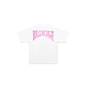 Balenciaga Paris Tropical T-shirt Medium Fit - White | Shop Now!