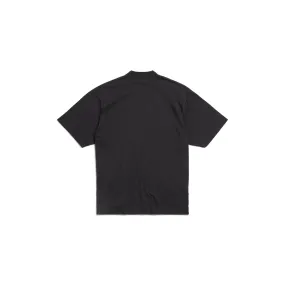 BALENCIAGA Stencil T-shirt - Medium Fit, Black/White