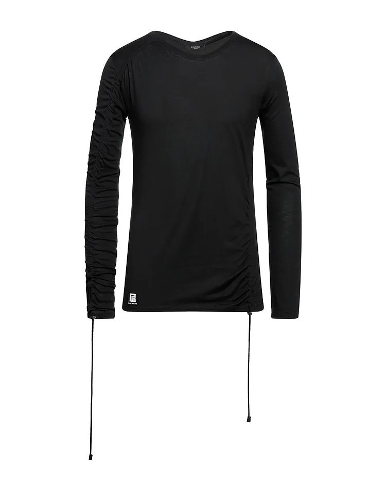 Balmain long sleeve t-shirt with luxury logo.