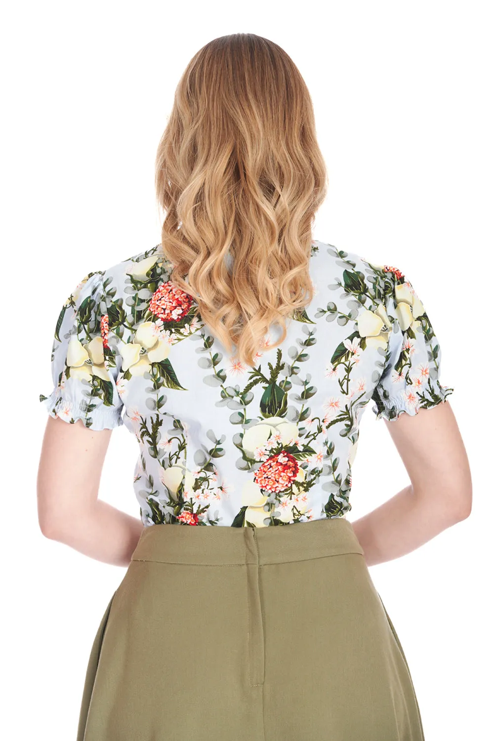 Banned Apparel - Plus Size Floral Bloom Blouse