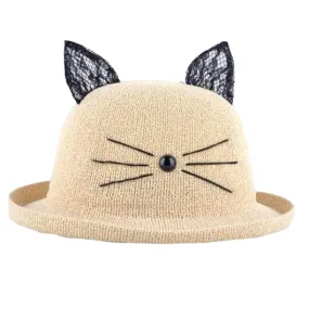 Beige Kitten Hat Dragger