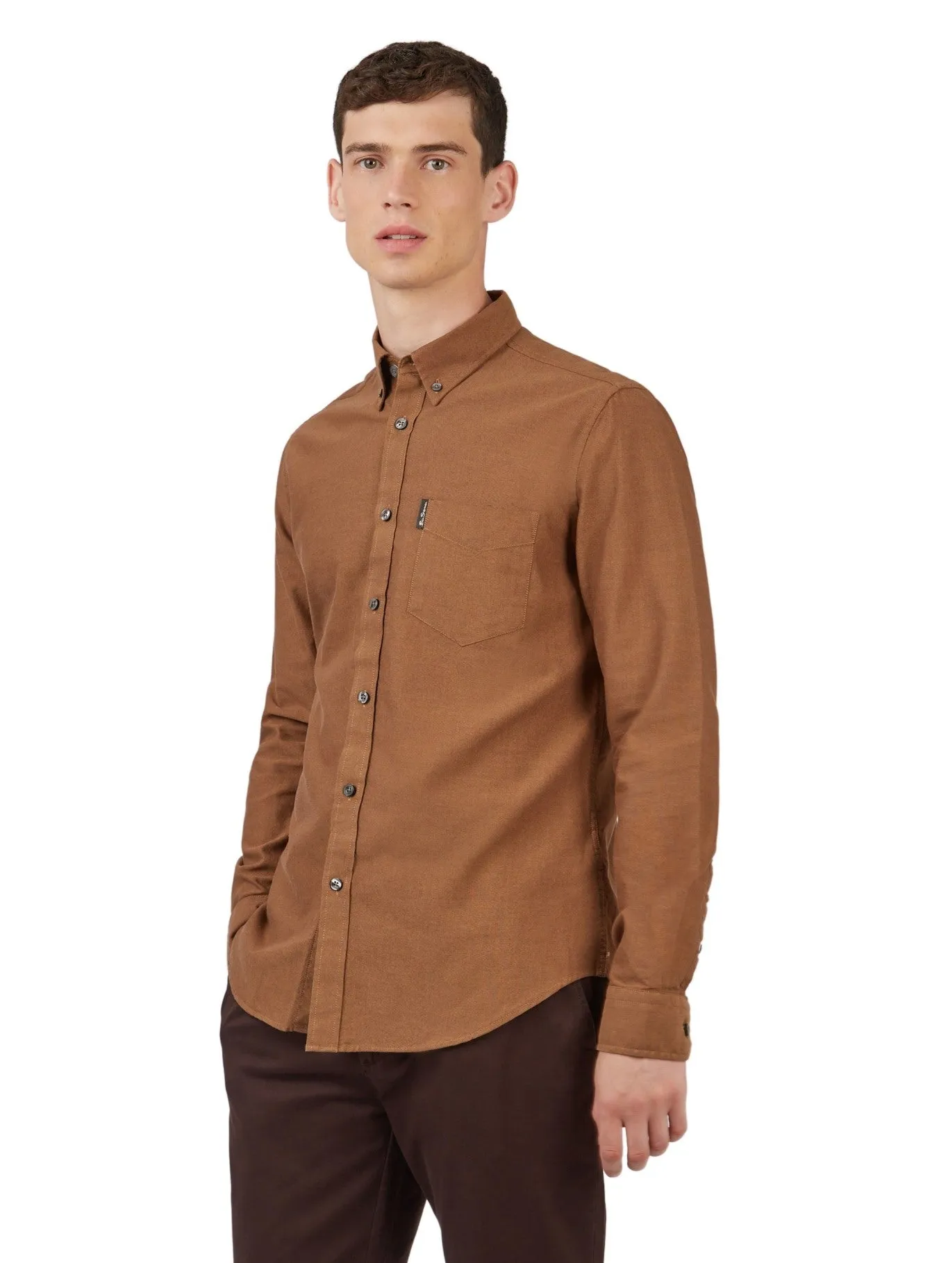 Ben Sherman men's oxford shirt with long sleeves.