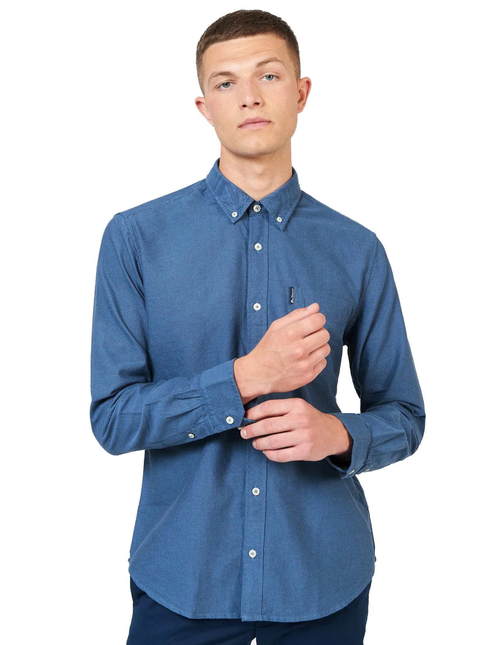 Ben Sherman men's oxford shirt with long sleeves.