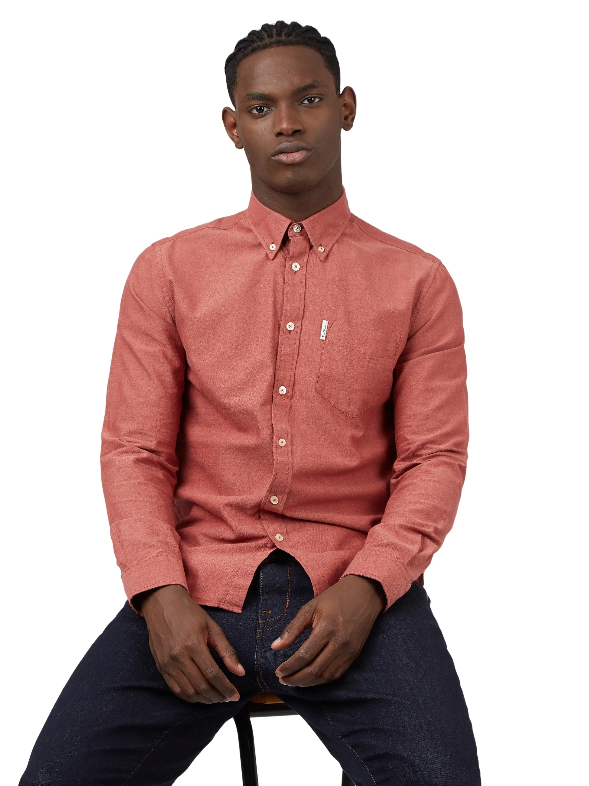 Ben Sherman men's oxford shirt with long sleeves.