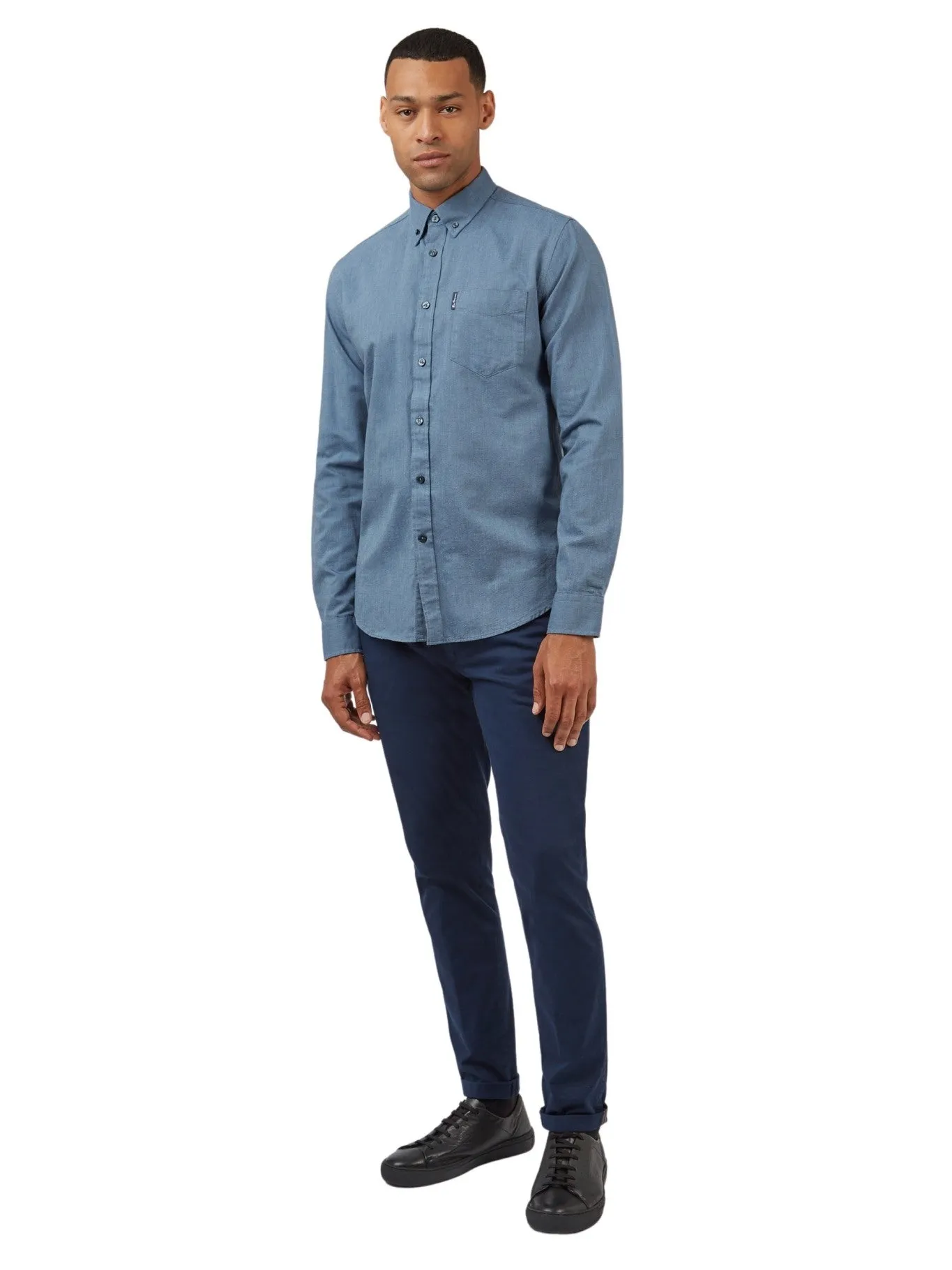 Ben Sherman men's oxford shirt with long sleeves.