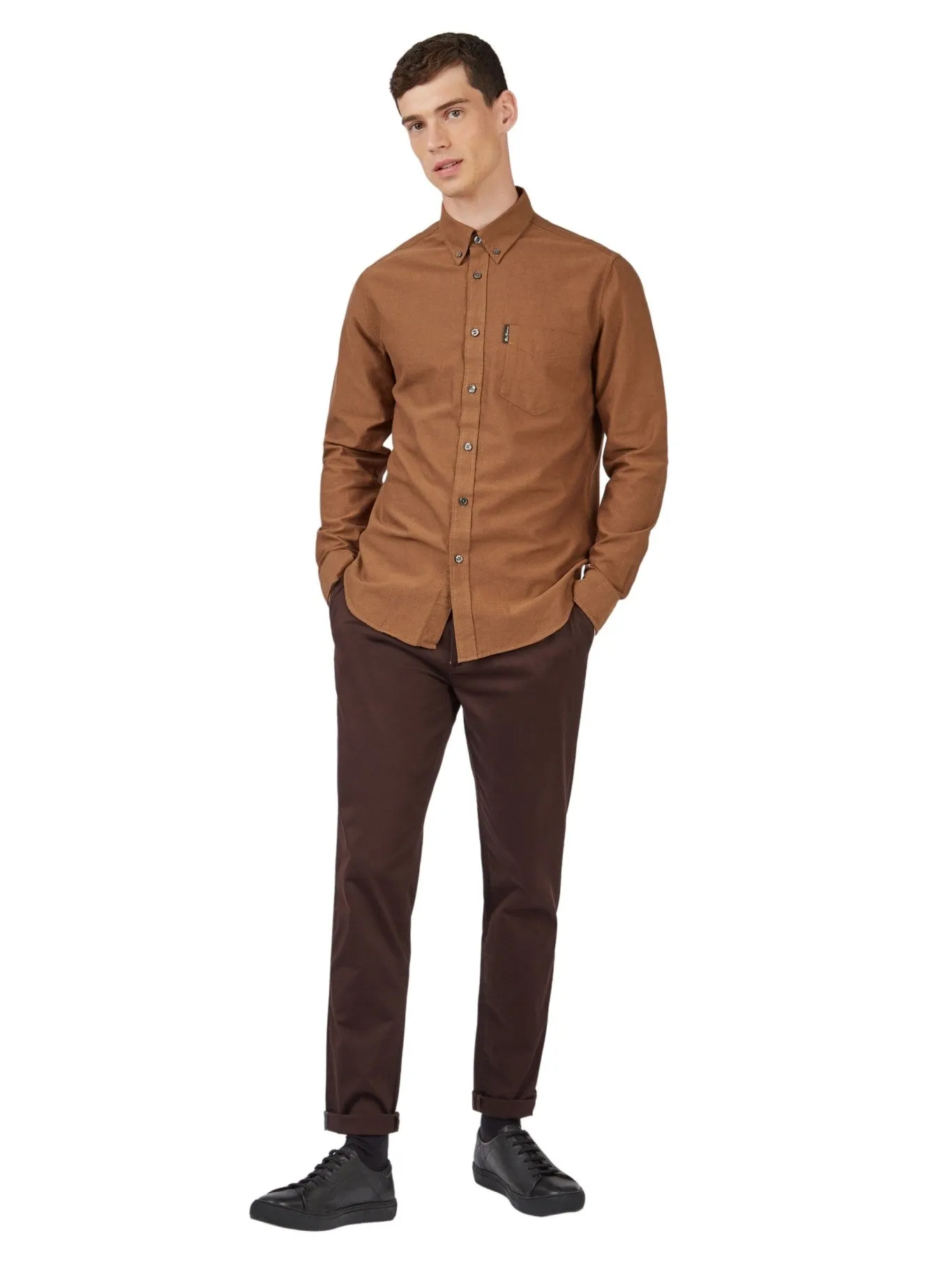 Ben Sherman men's oxford shirt with long sleeves.