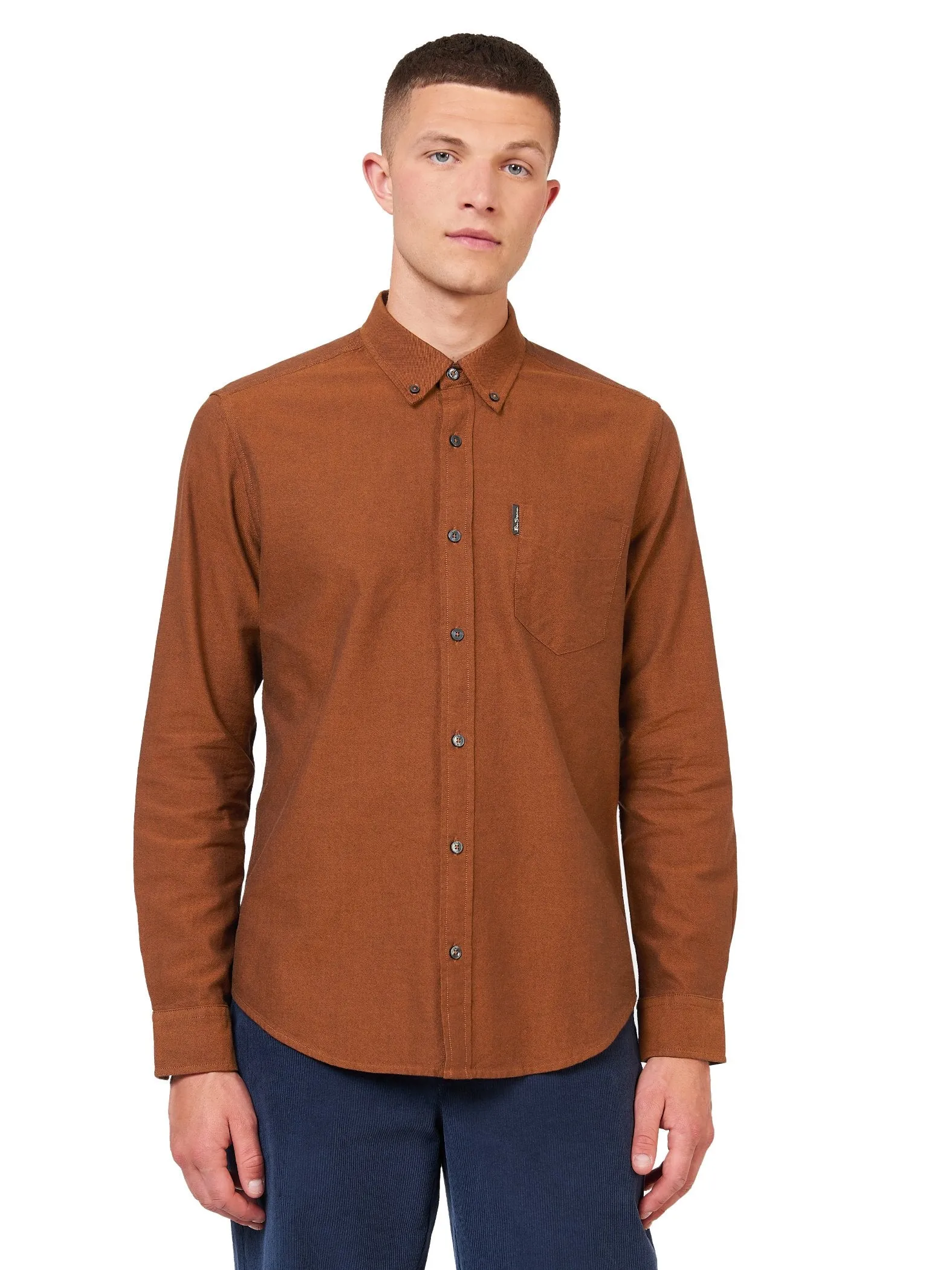 Ben Sherman men's oxford shirt with long sleeves.