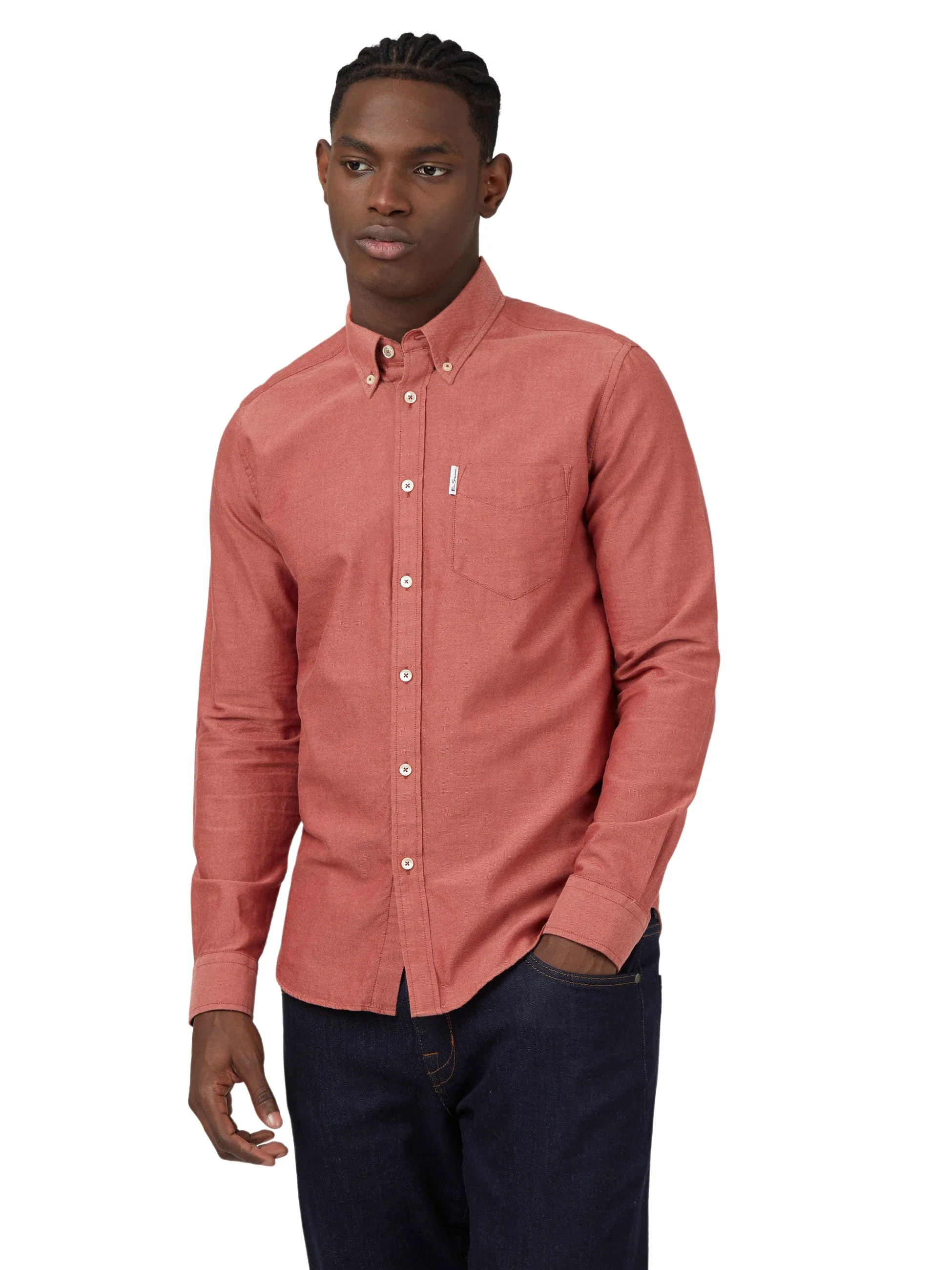 Ben Sherman men's oxford shirt with long sleeves.