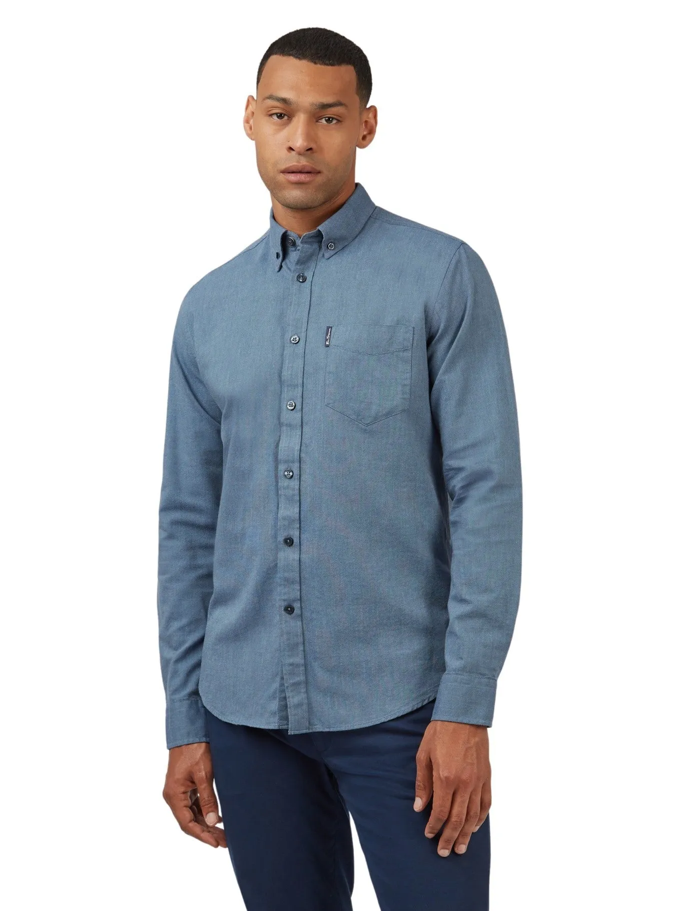 Ben Sherman men's oxford shirt with long sleeves.