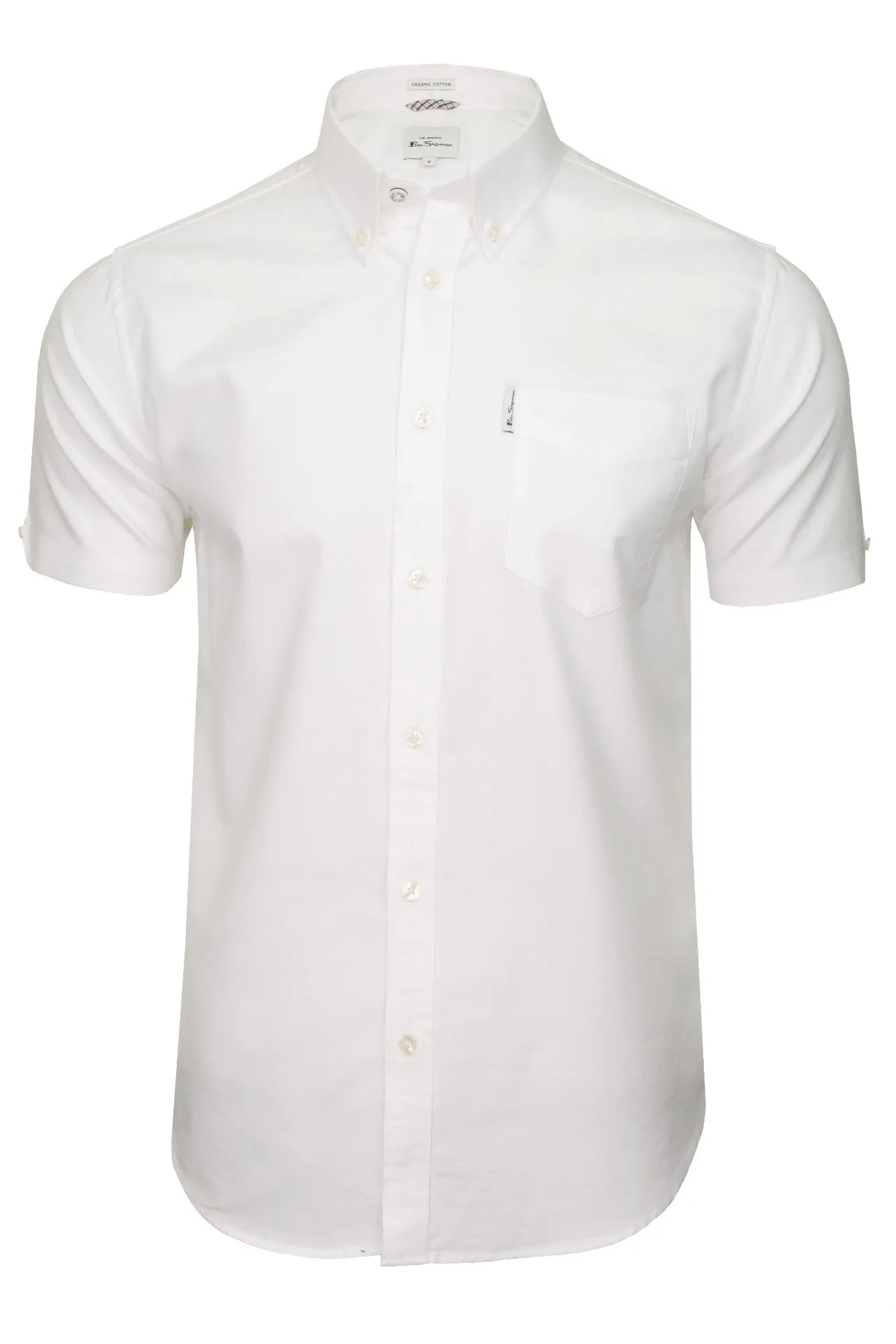 Ben Sherman Men's Short Sleeve Signature Oxford Shirt.