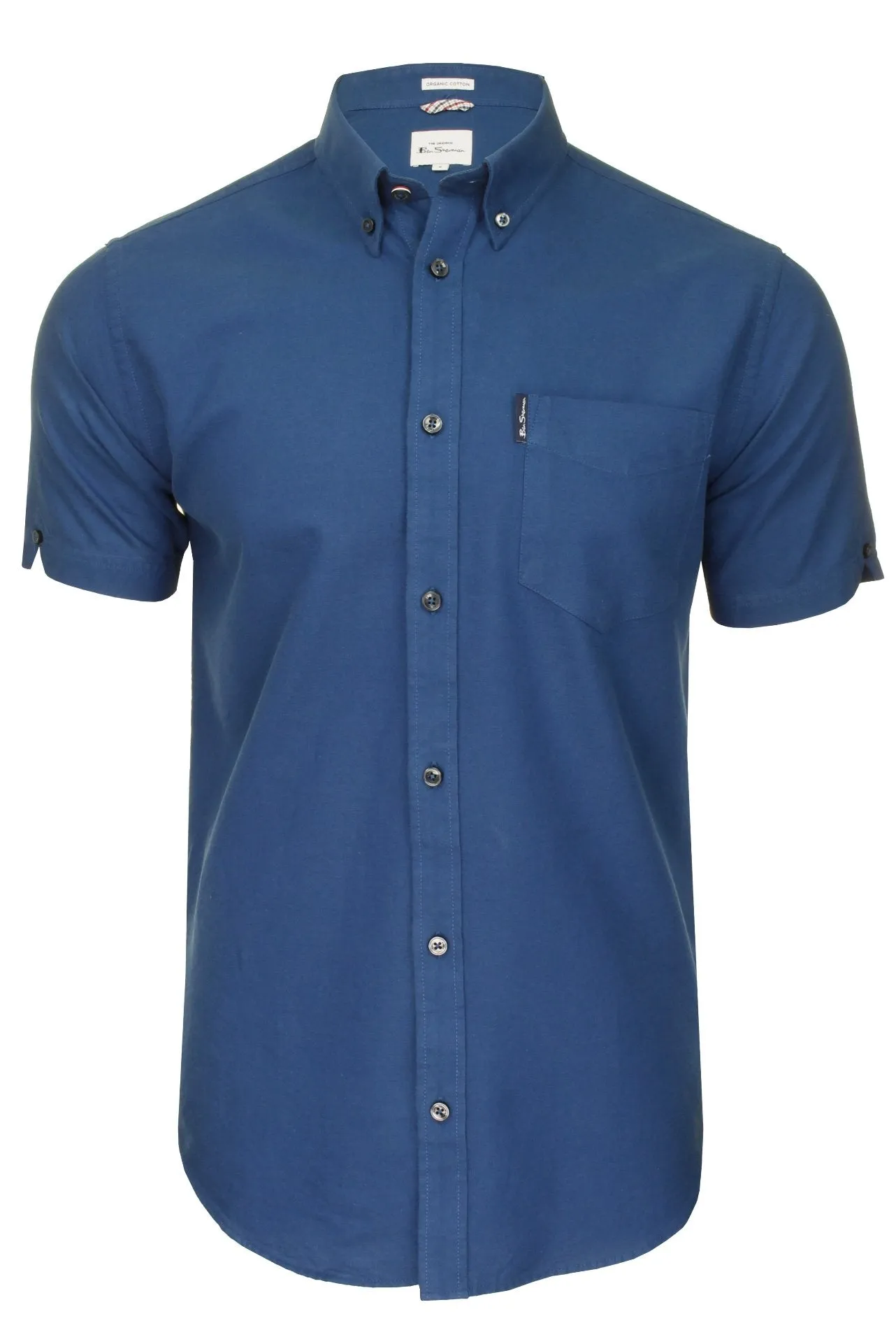 Ben Sherman Men's Short Sleeve Signature Oxford Shirt.