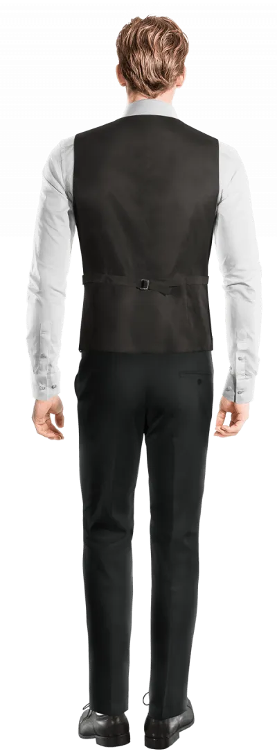 Black bean essential Waistcoat